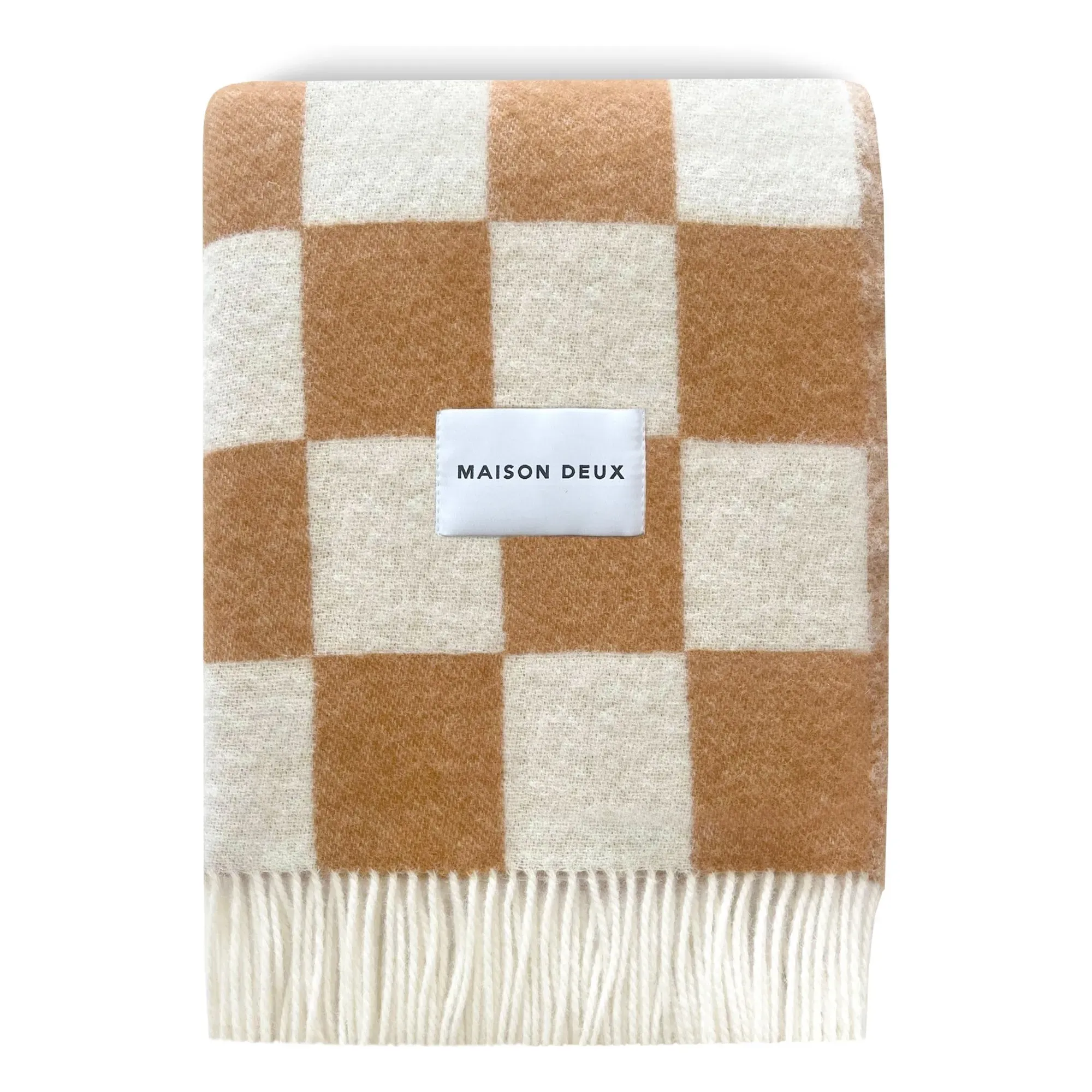 Damier Wool Blanket - Off White product