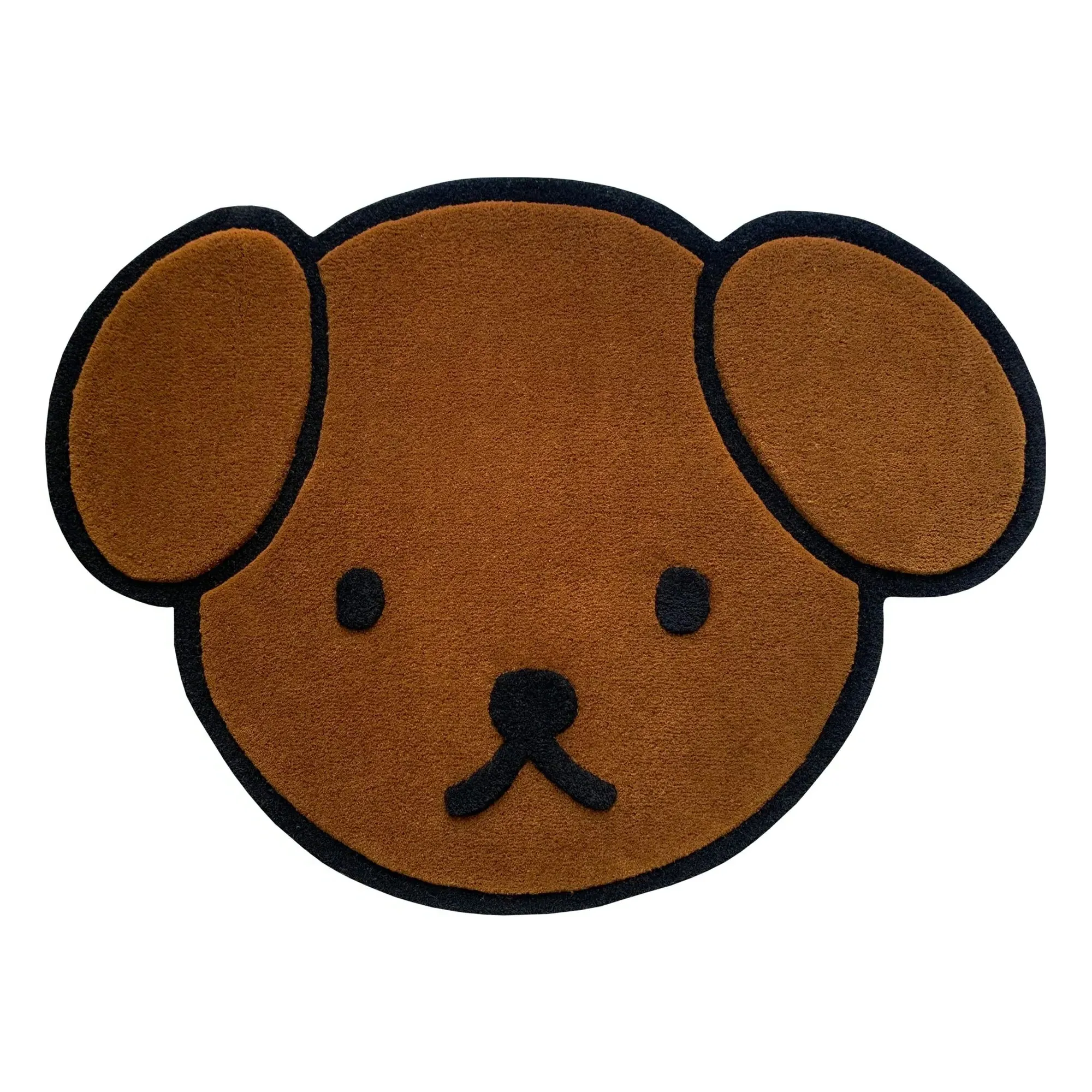 Miffy Snuffy Hand-Tufted Rug - Brown, Wool product