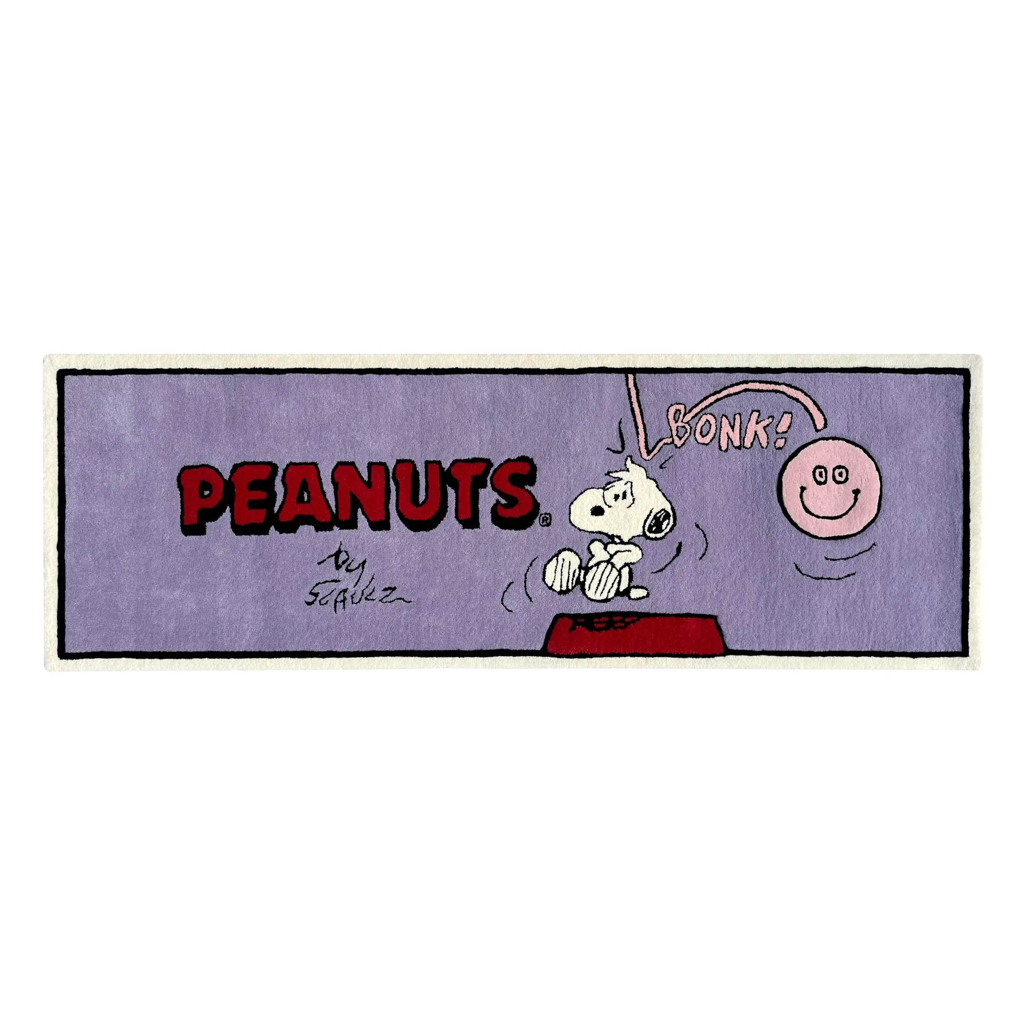 Peanuts Moon Runner Rug - Purple, Wool product