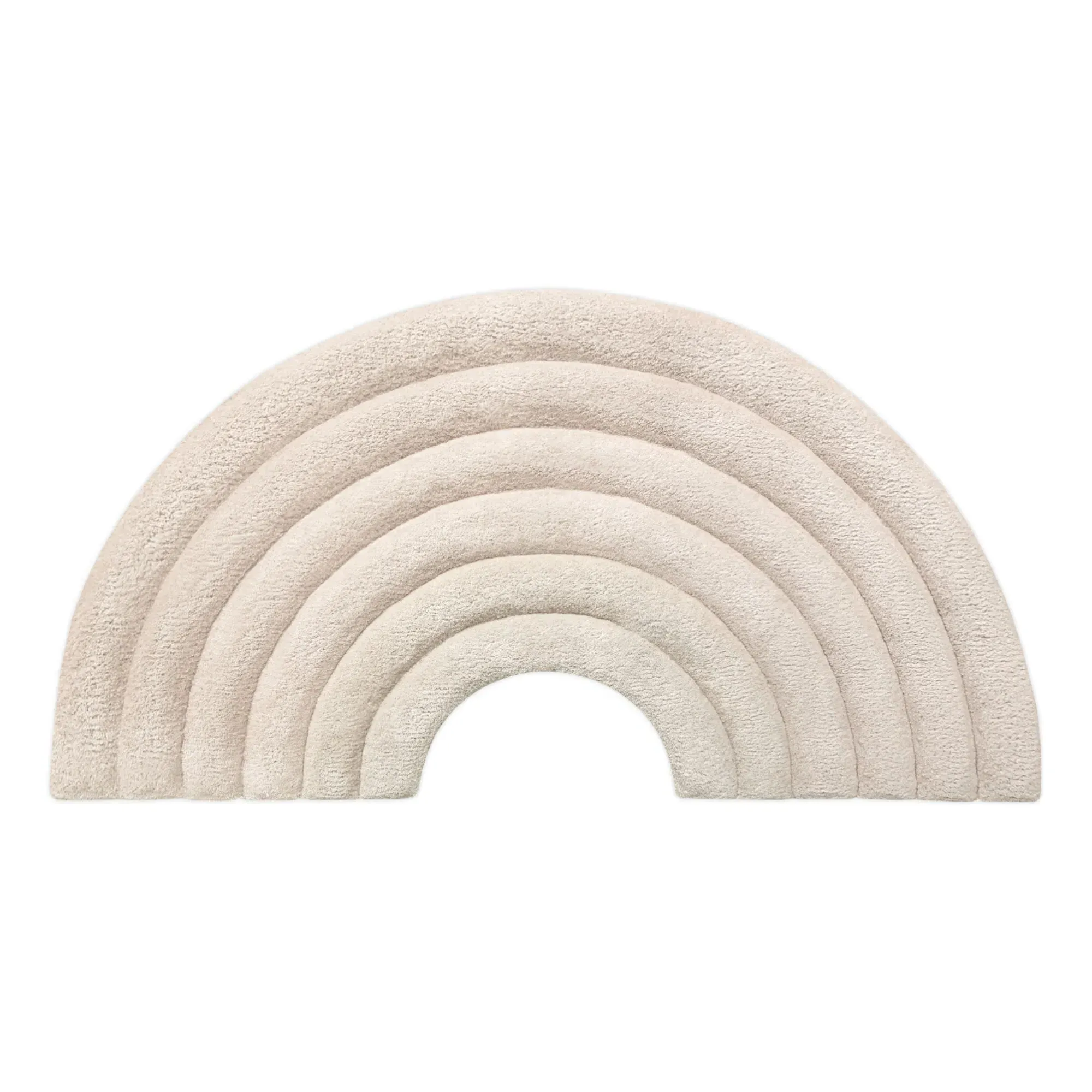 Rainbow Small Wool Rug - Natural product