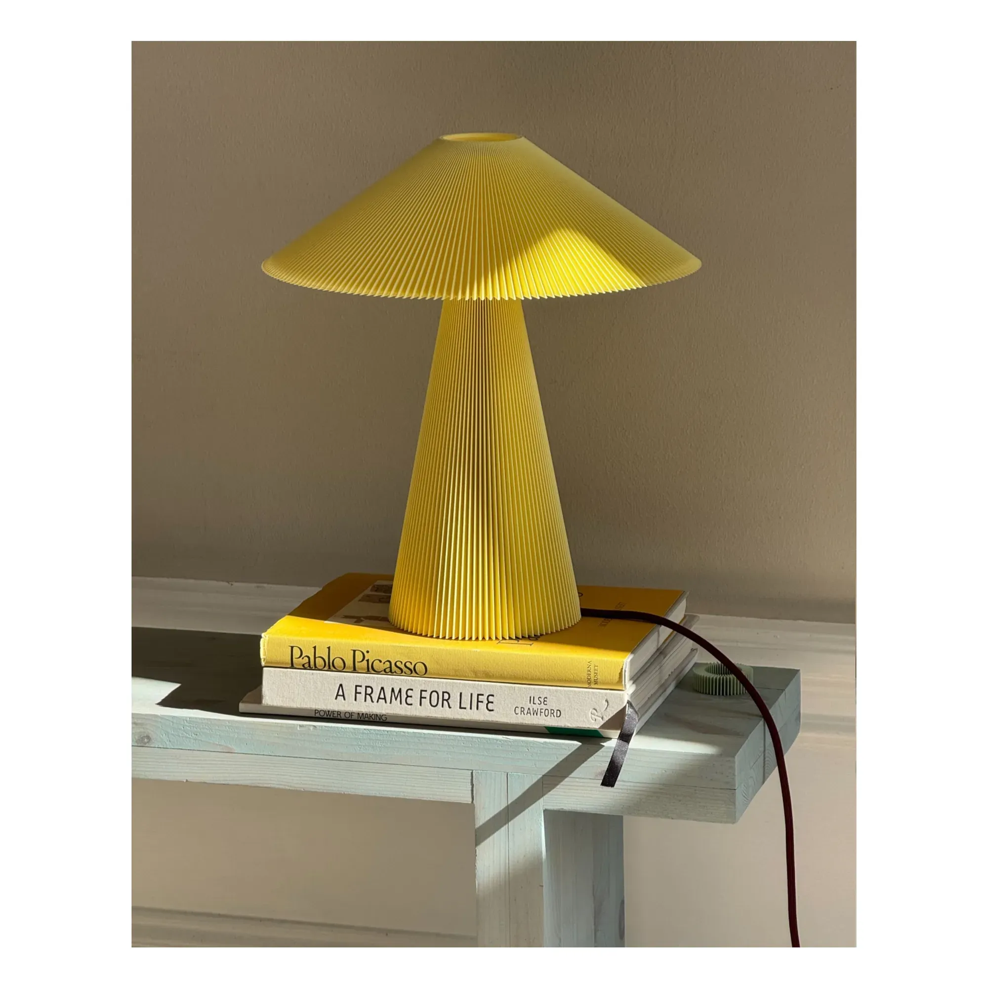 Jane Teen Table Lamp Dimmable - Pale Yellow, Recycled PET alternate view