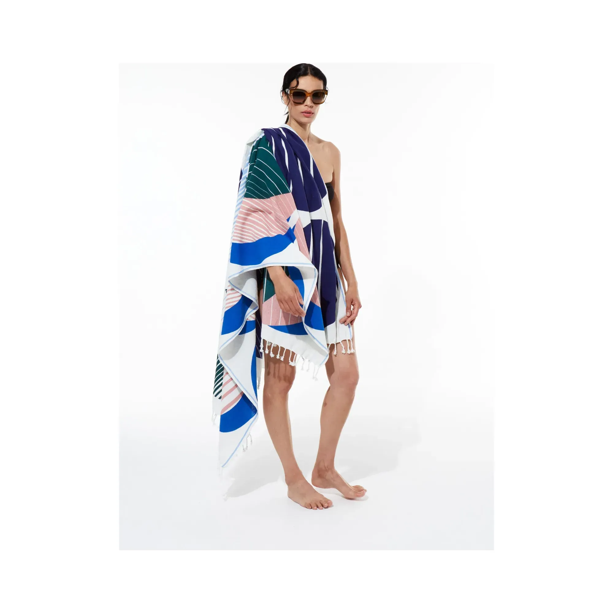 Cinétique XXL Beach Towel - Lilac, Cotton alternate view