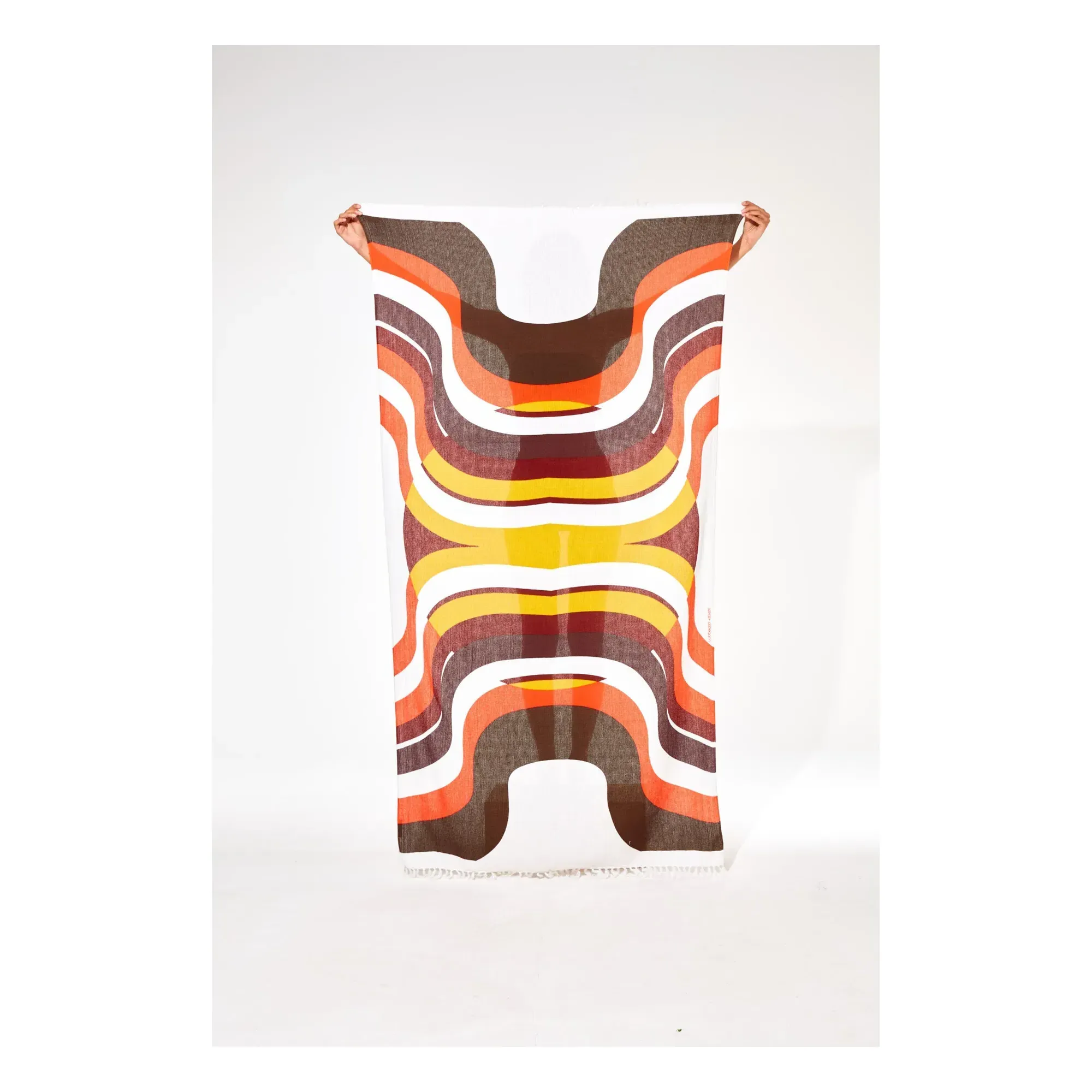Halo Beach Towel - Copper Red, Cotton product