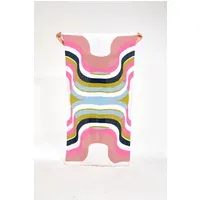 Halo Beach Towel - Pink, Cotton alternate view