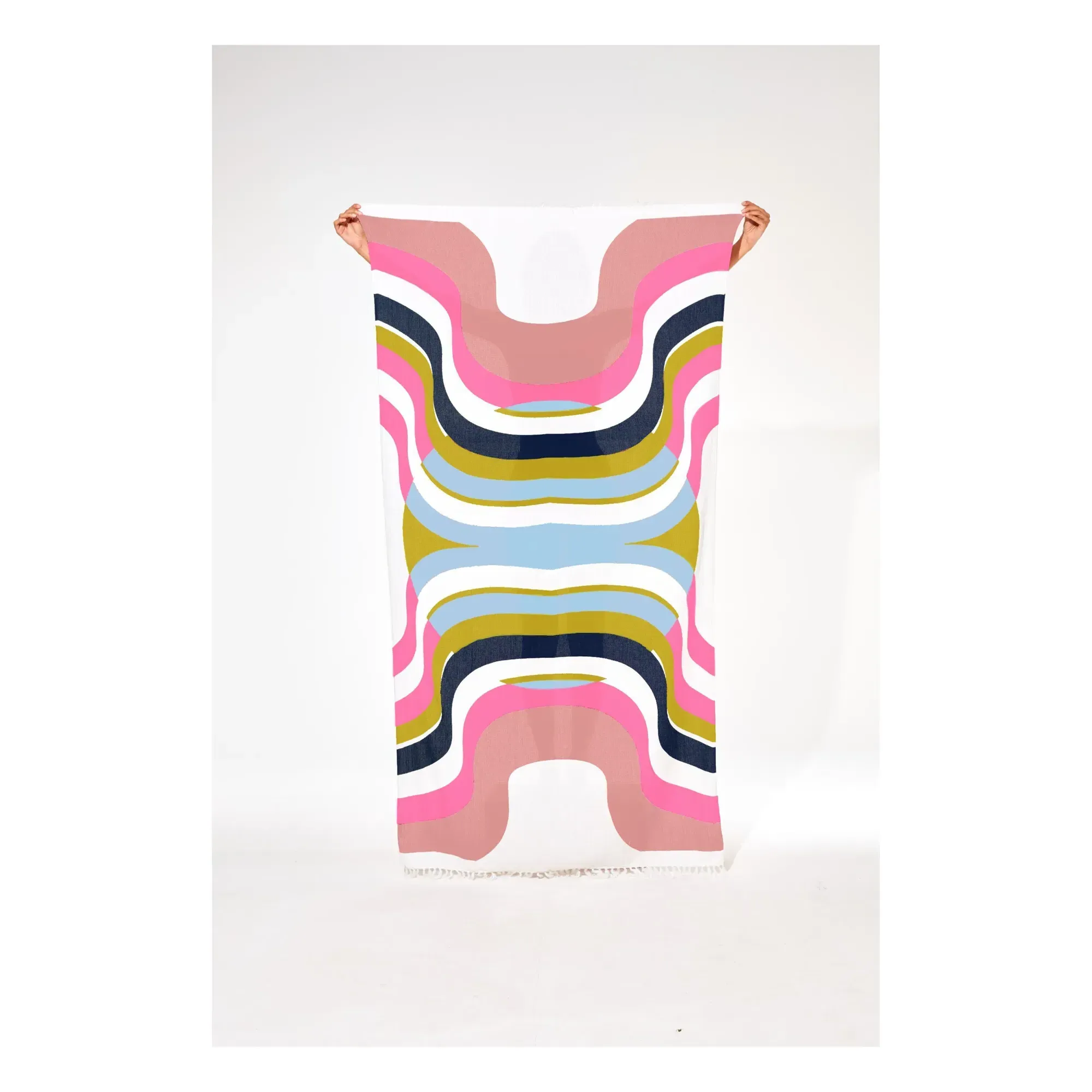 Halo Beach Towel - Pink, Cotton product