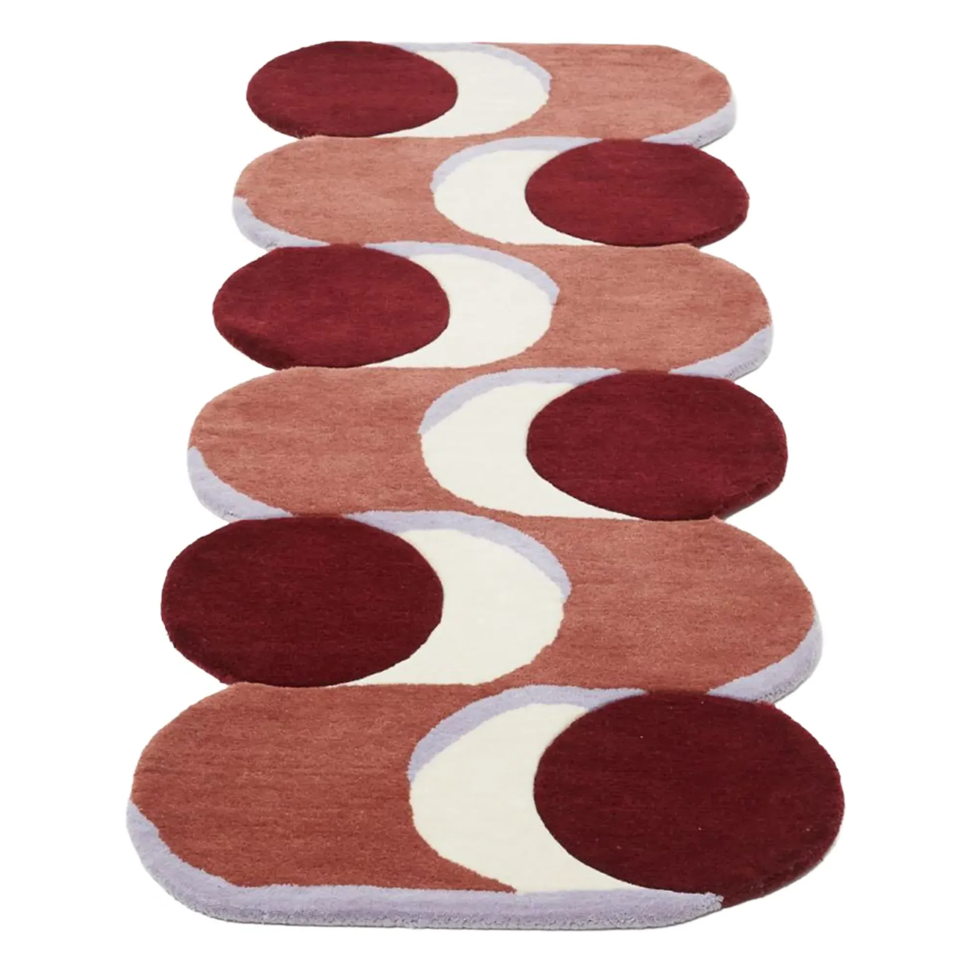 Nymph Runner Rug - Terracotta, Wool product