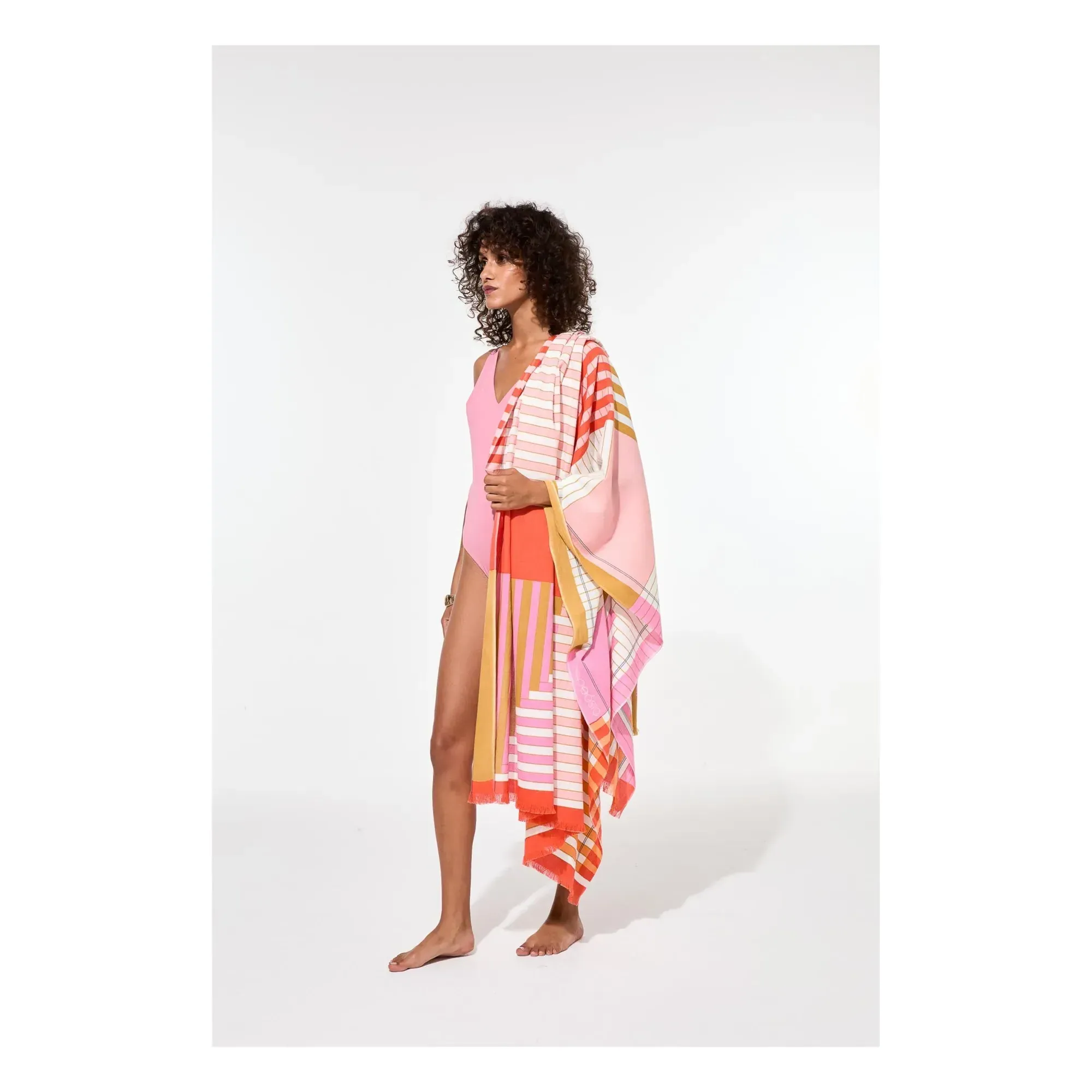 Riviera Beach Towel - Blush, Cotton alternate view