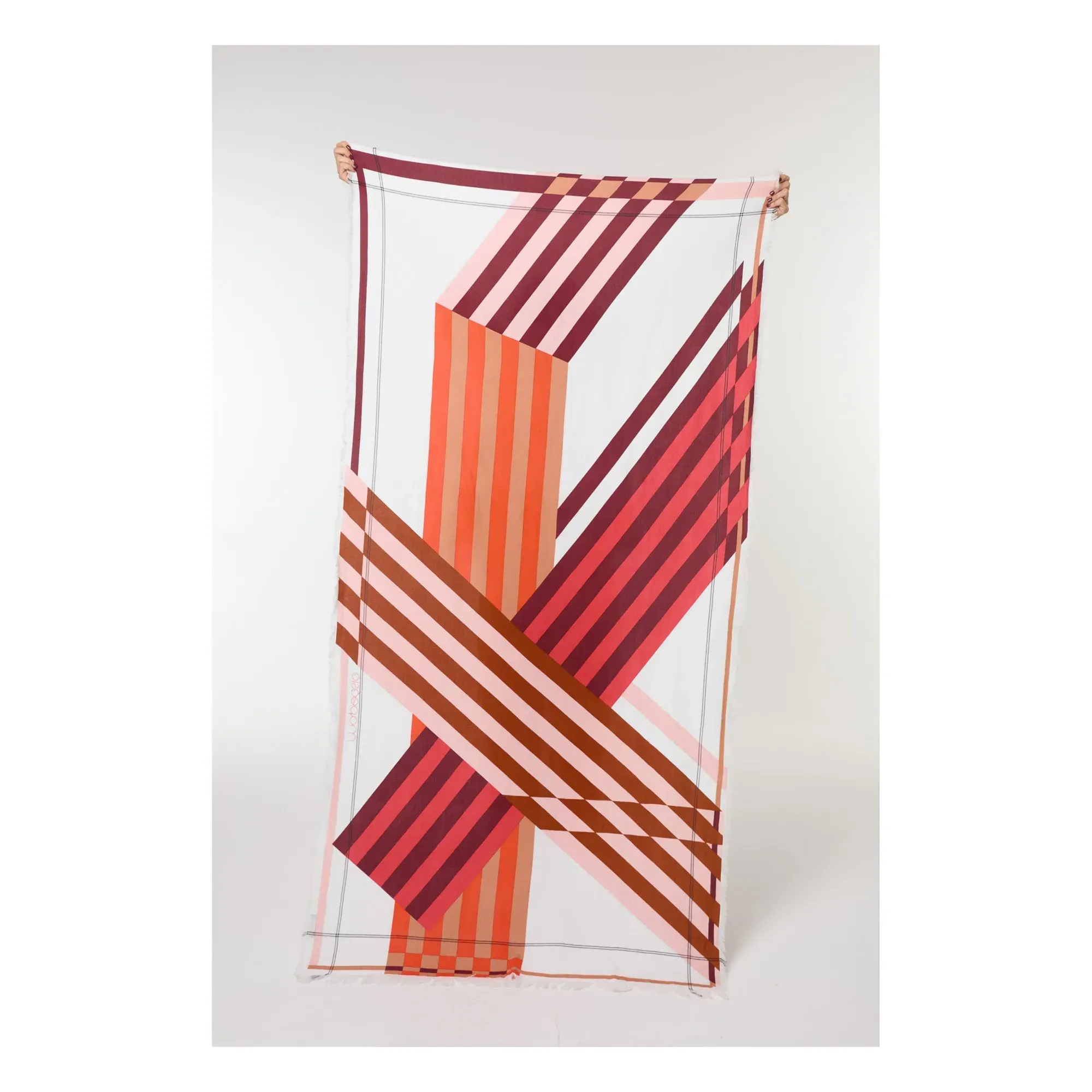 Shibuya Beach Towel - Coral, Cotton product