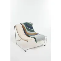 Songe Throw - Green, Wool-Cotton alternate view