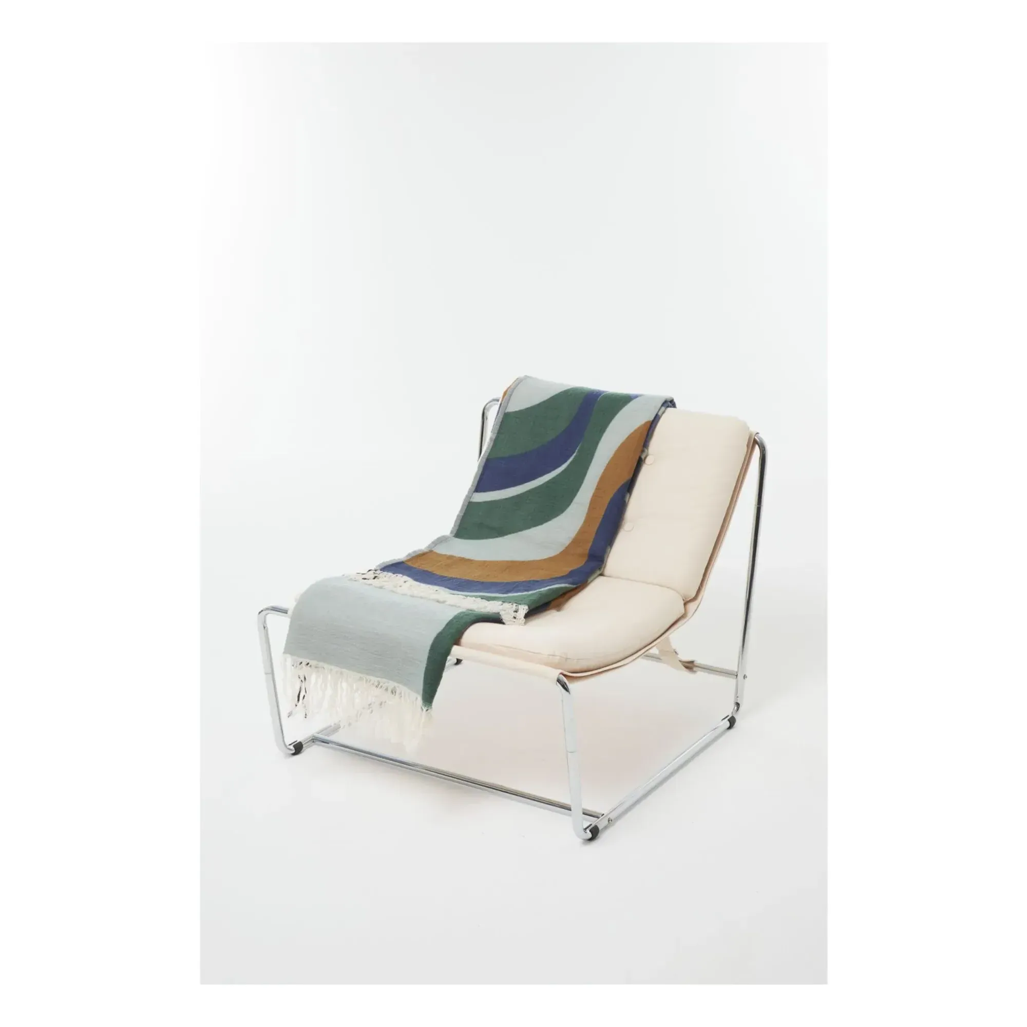 Songe Throw - Green, Wool-Cotton product