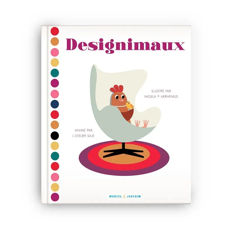 Designimaux Children's Book - White, Cardboard product