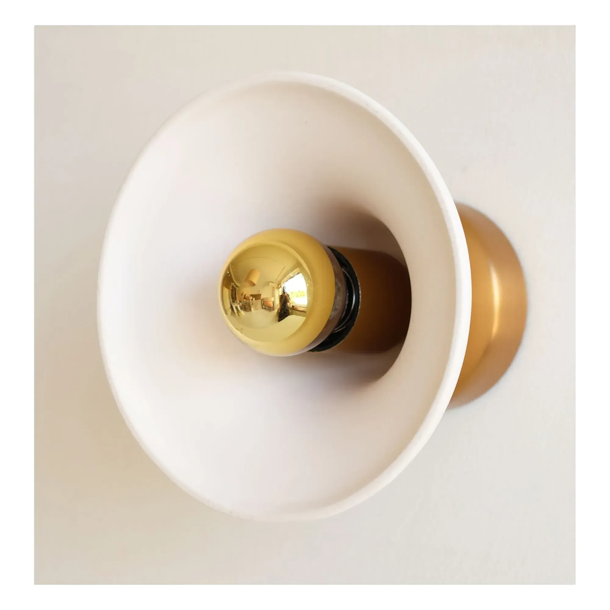Gigaro Wall Lamp - Warm White, Raw Ceramic product