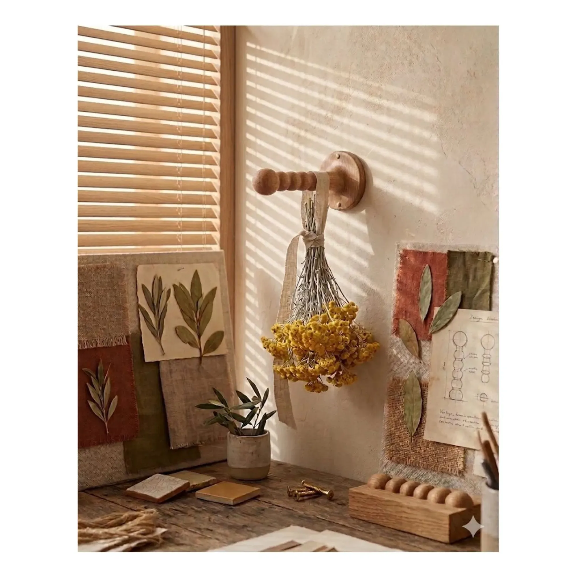 Solies Gigaro Hand Lamp Holder - Oak, Solid Wood alternate view