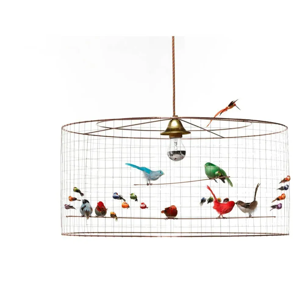 Mathieu Challières Birdcage Pendant Lamp - Copper, Metal product