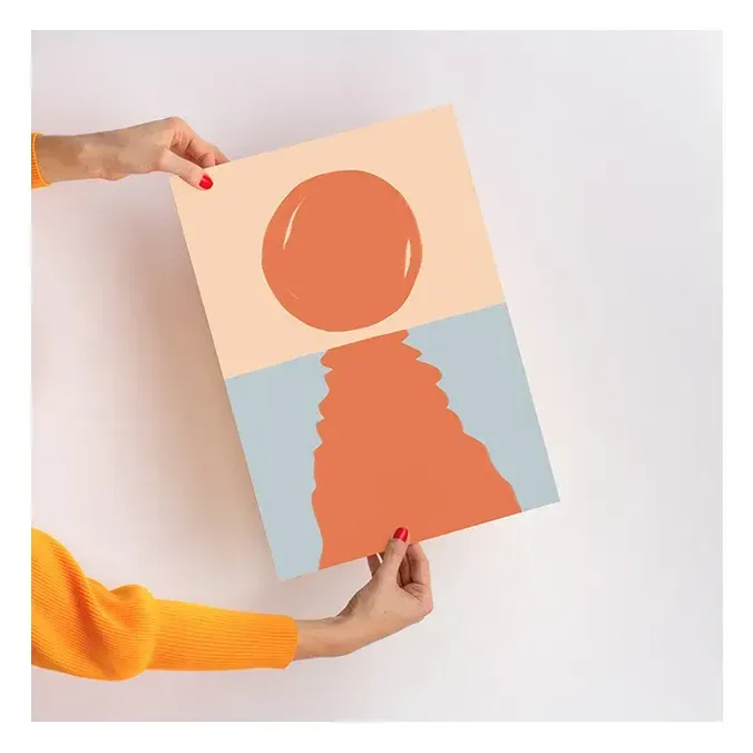 Sunset Poster - Multicoloured, Recycled Paper alternate view