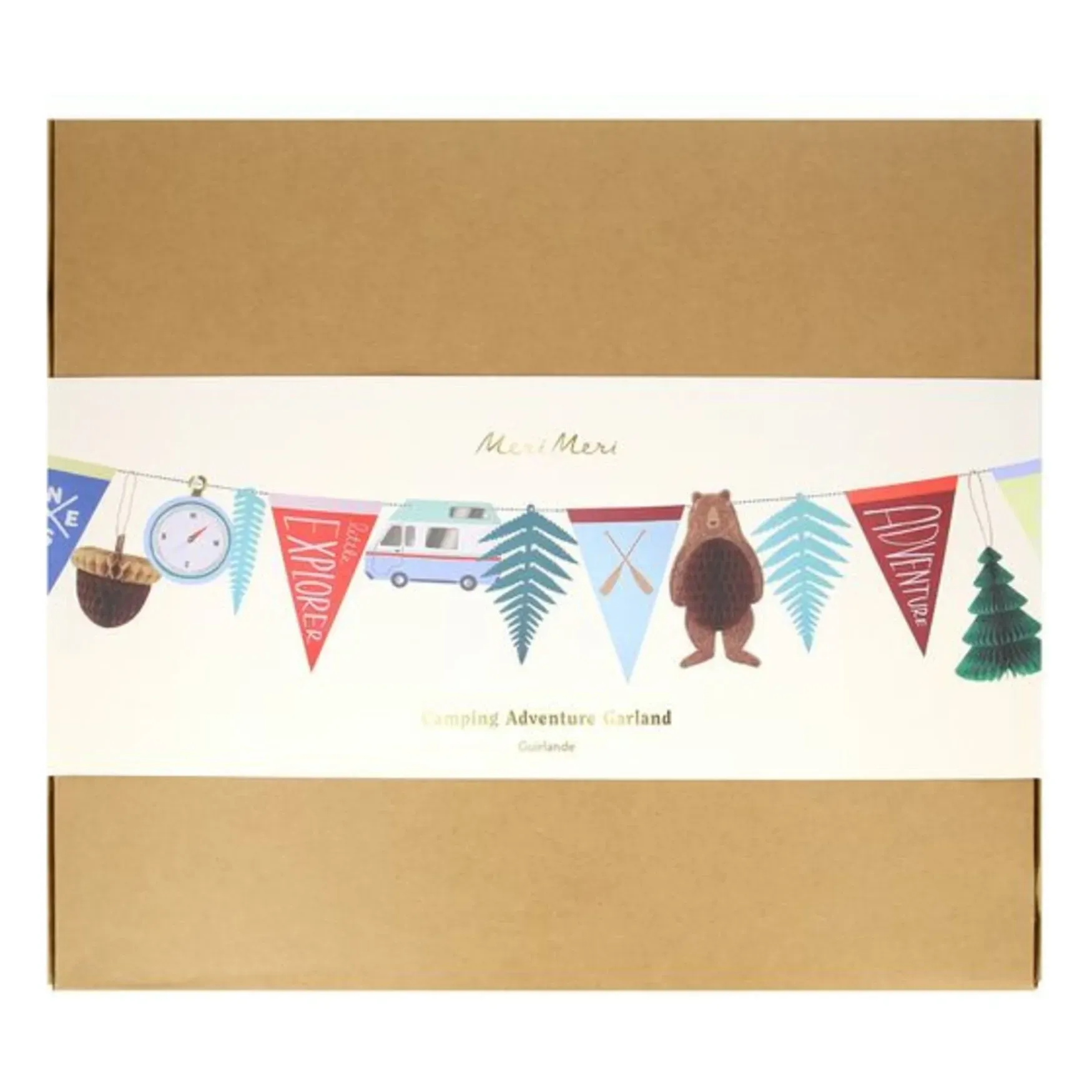 Camping Adventure Paper Garland - Multicoloured alternate view