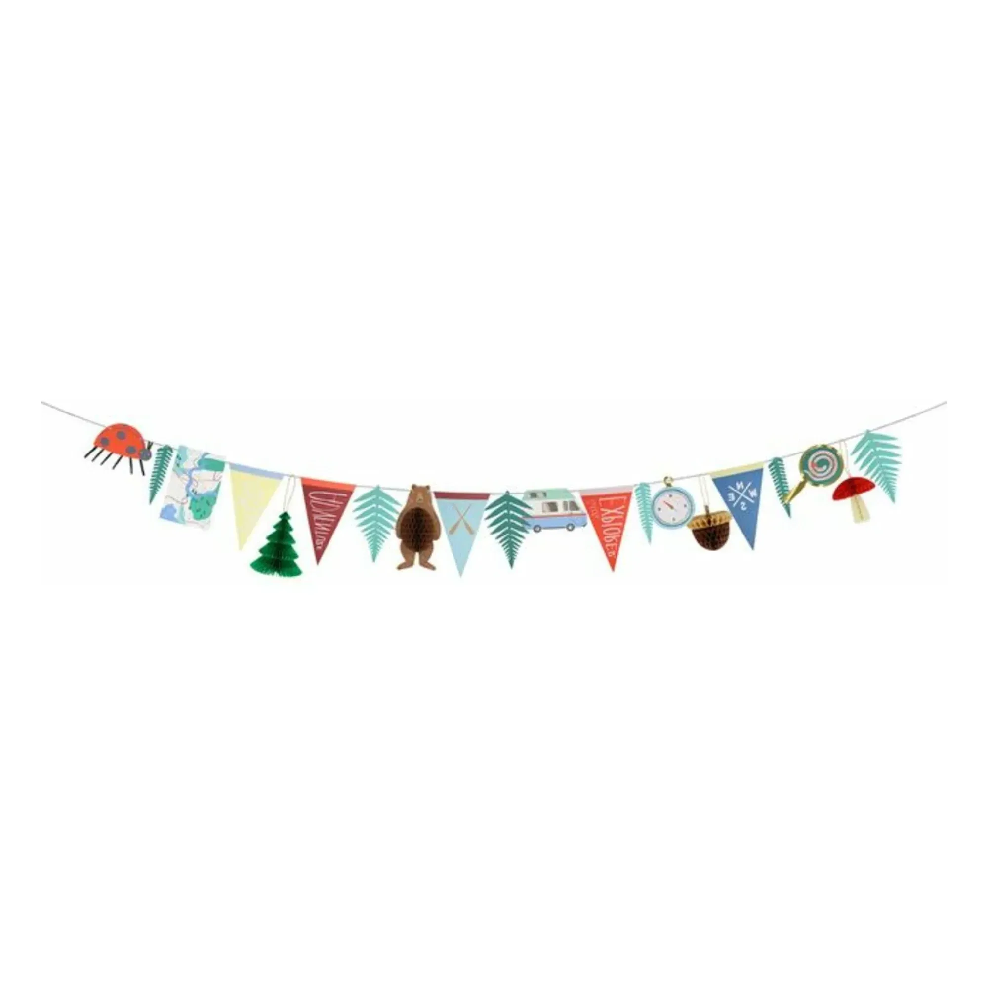 Camping Adventure Paper Garland - Multicoloured product