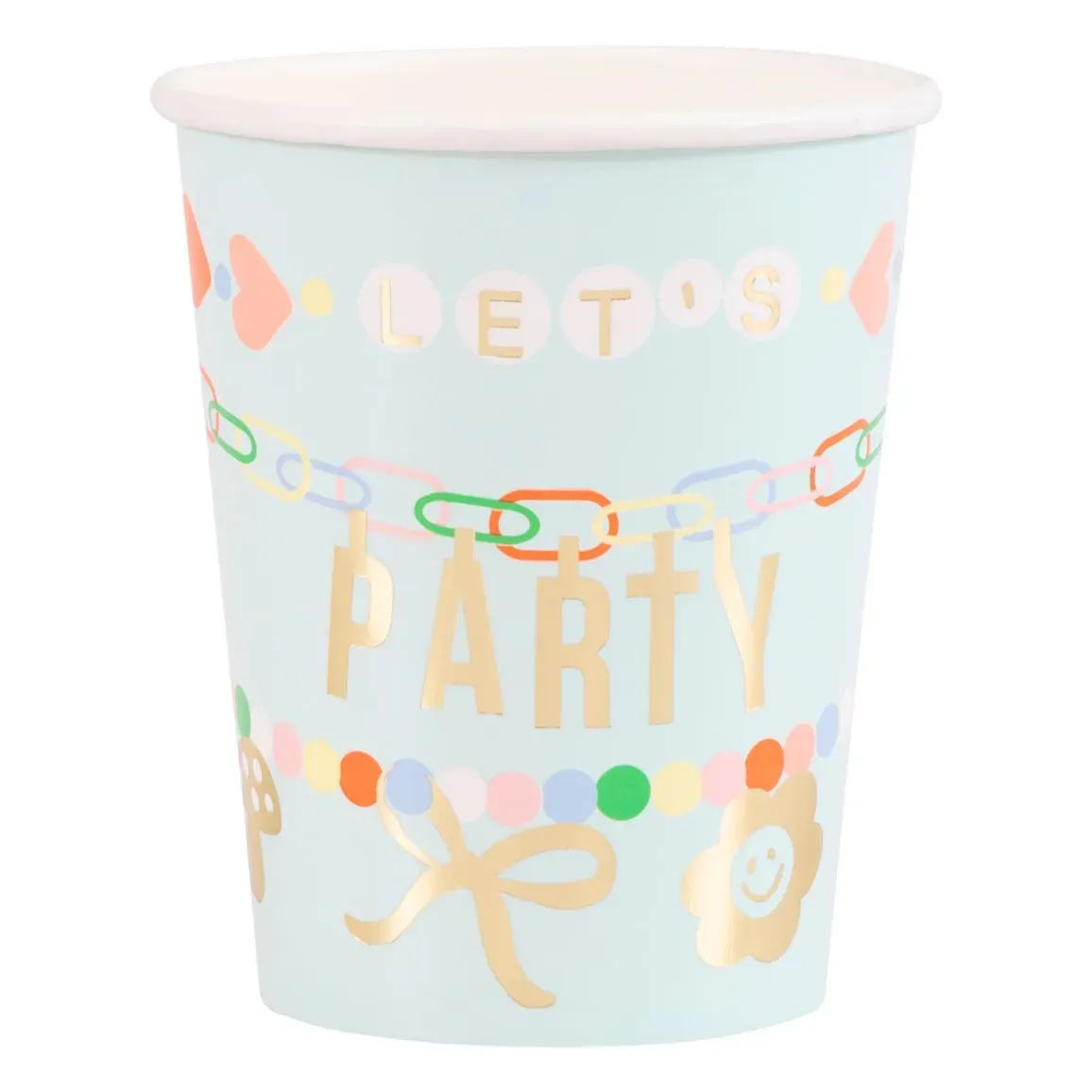 Charm Party Tumblers Set of 8 - Multicoloured, Paper product