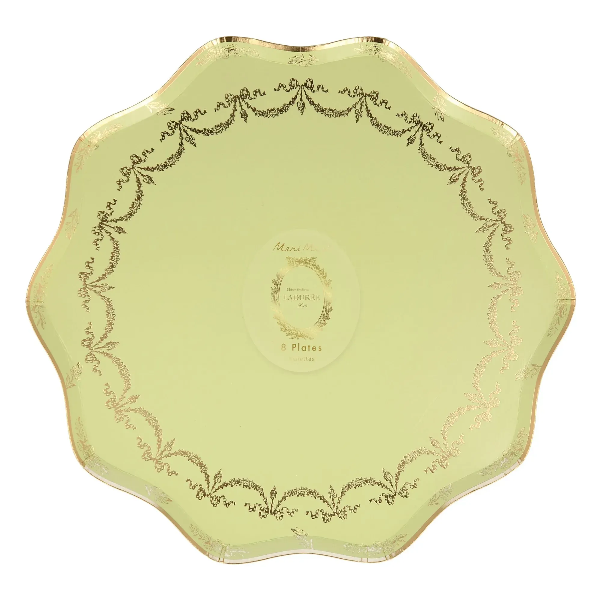 Ladurée Paper Plates Set of 8 - Multicoloured alternate view