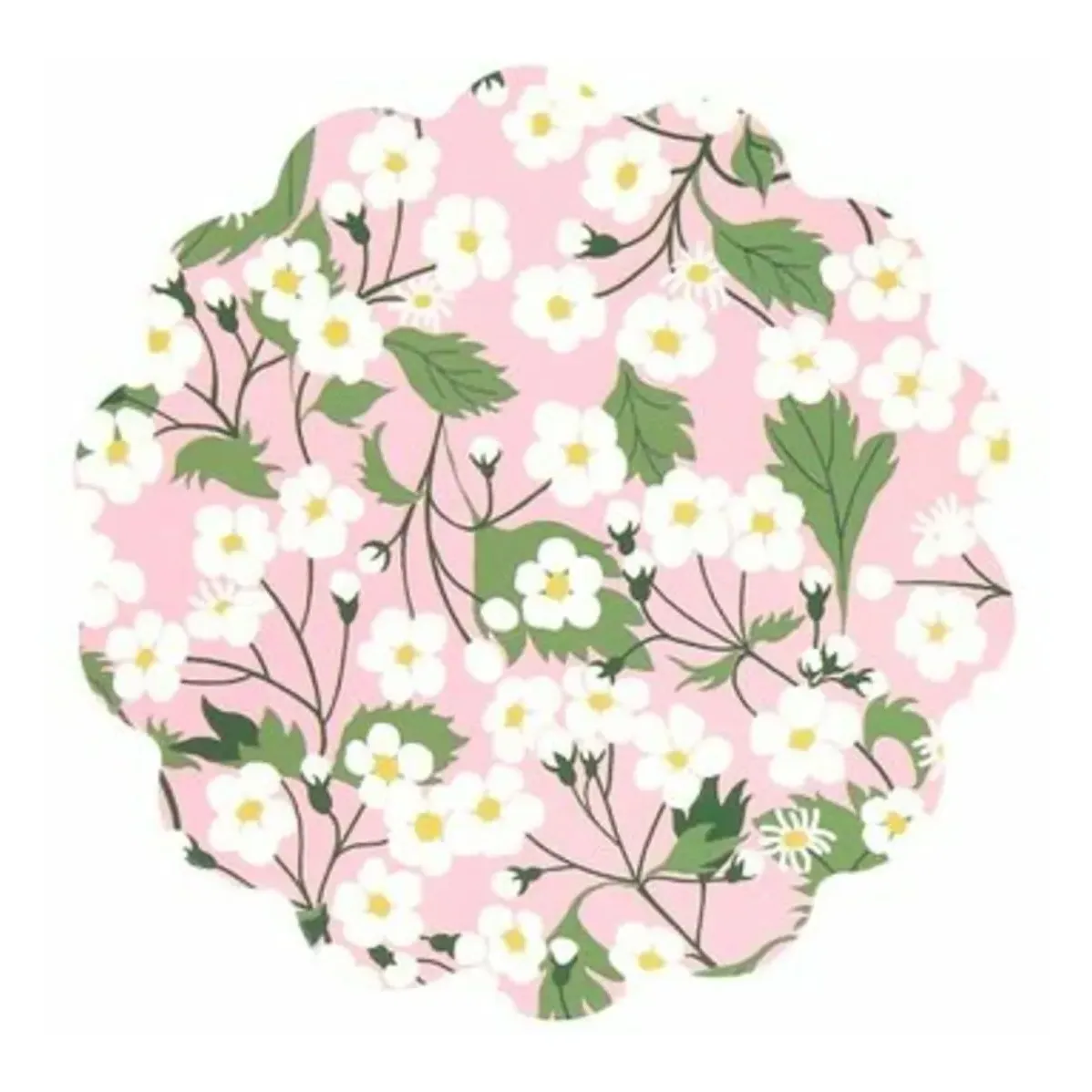 Liberty Floral Round Coasters Set of 6 - Multicoloured, Cork alternate view