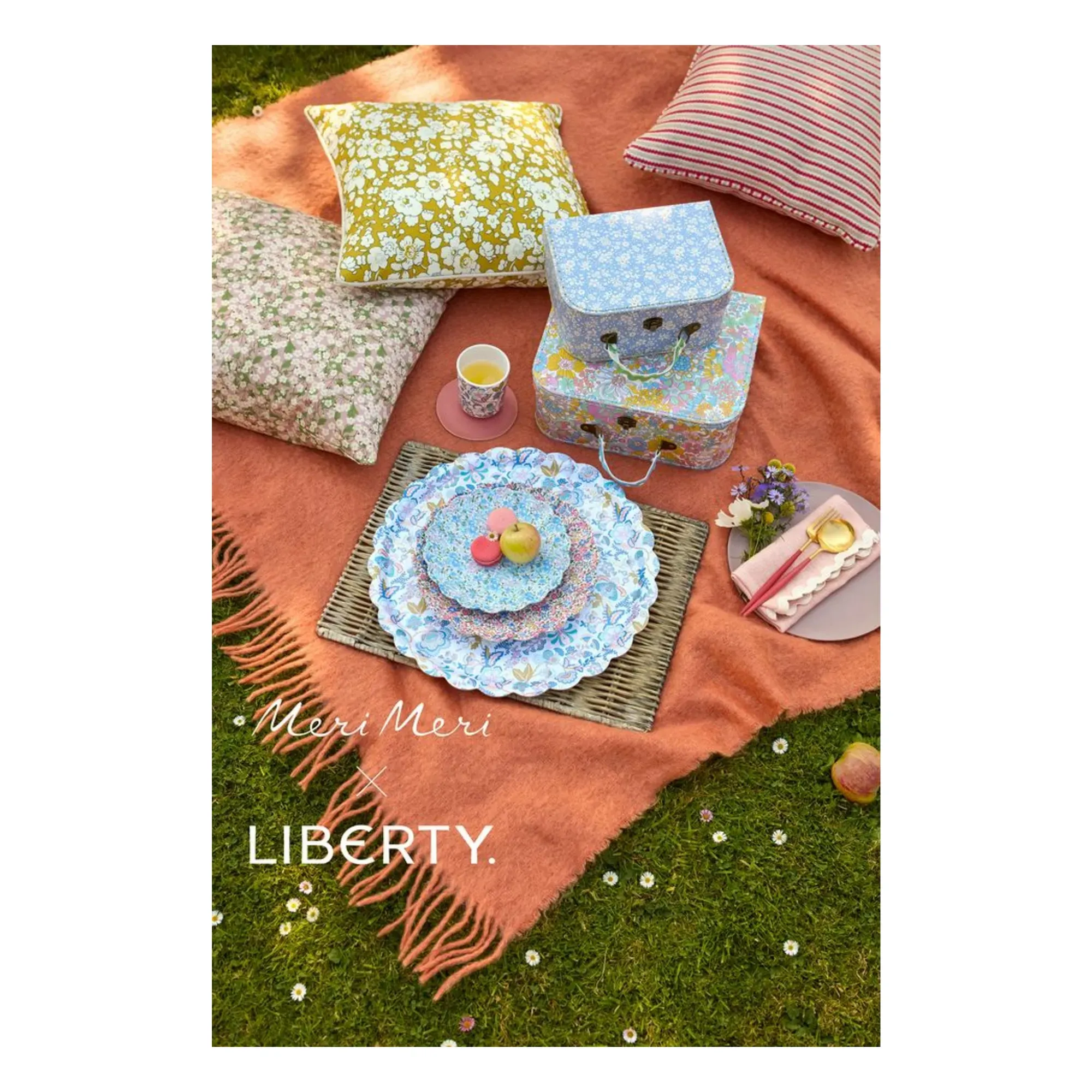 Liberty Set of 4 Melamine Tumblers - Multicoloured alternate view