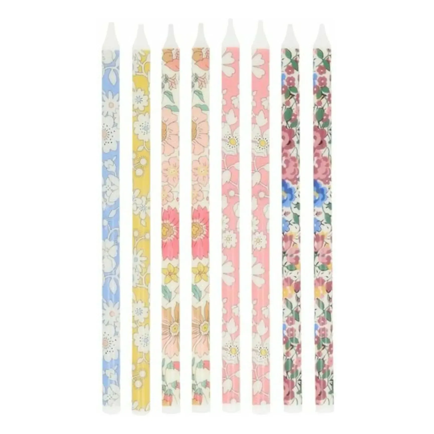 Liberty x Meri Meri Birthday Candles Set of 5 - Multicoloured, Wax product