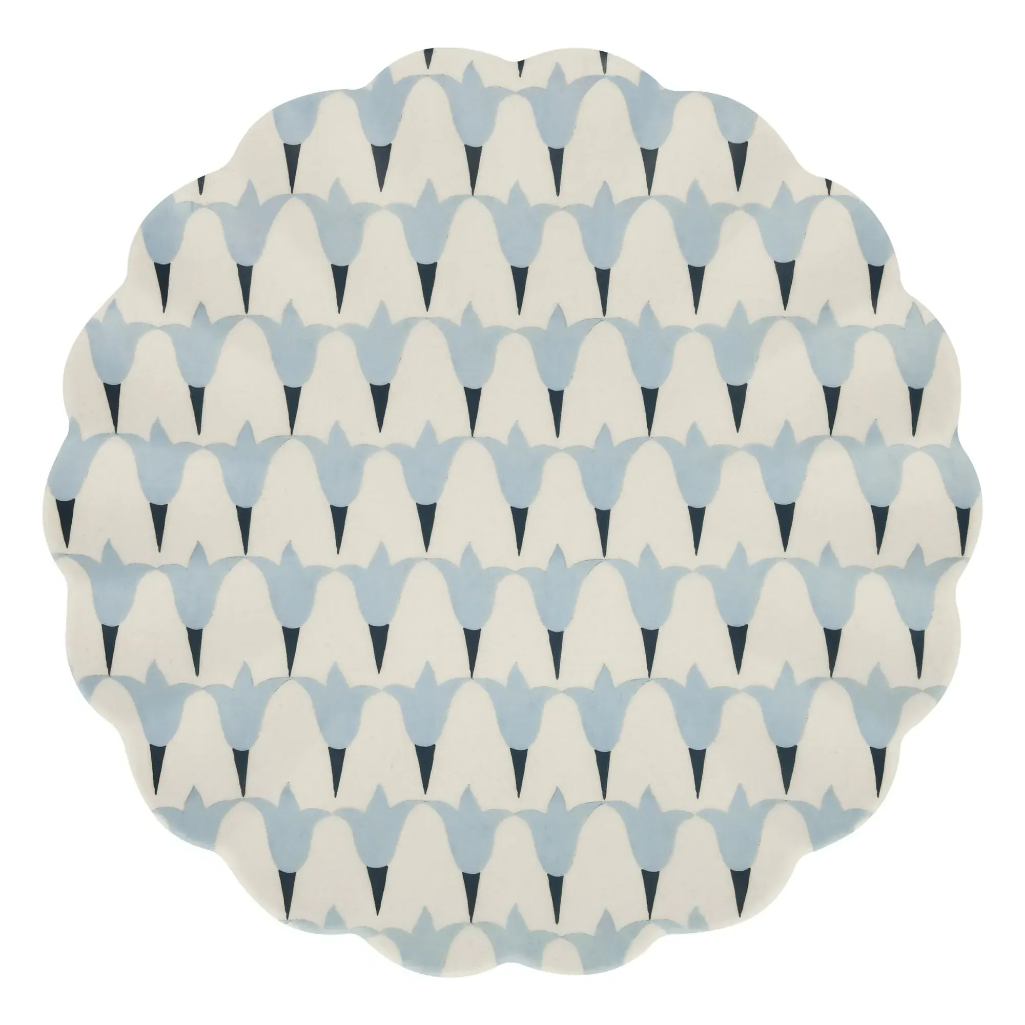 Molly Mahon Reusable Plates Set of 6 - Multicoloured, Recycled Plastic alternate view