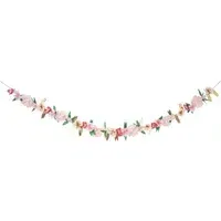 Rose Blossom Birthday Garland - Multicoloured alternate view