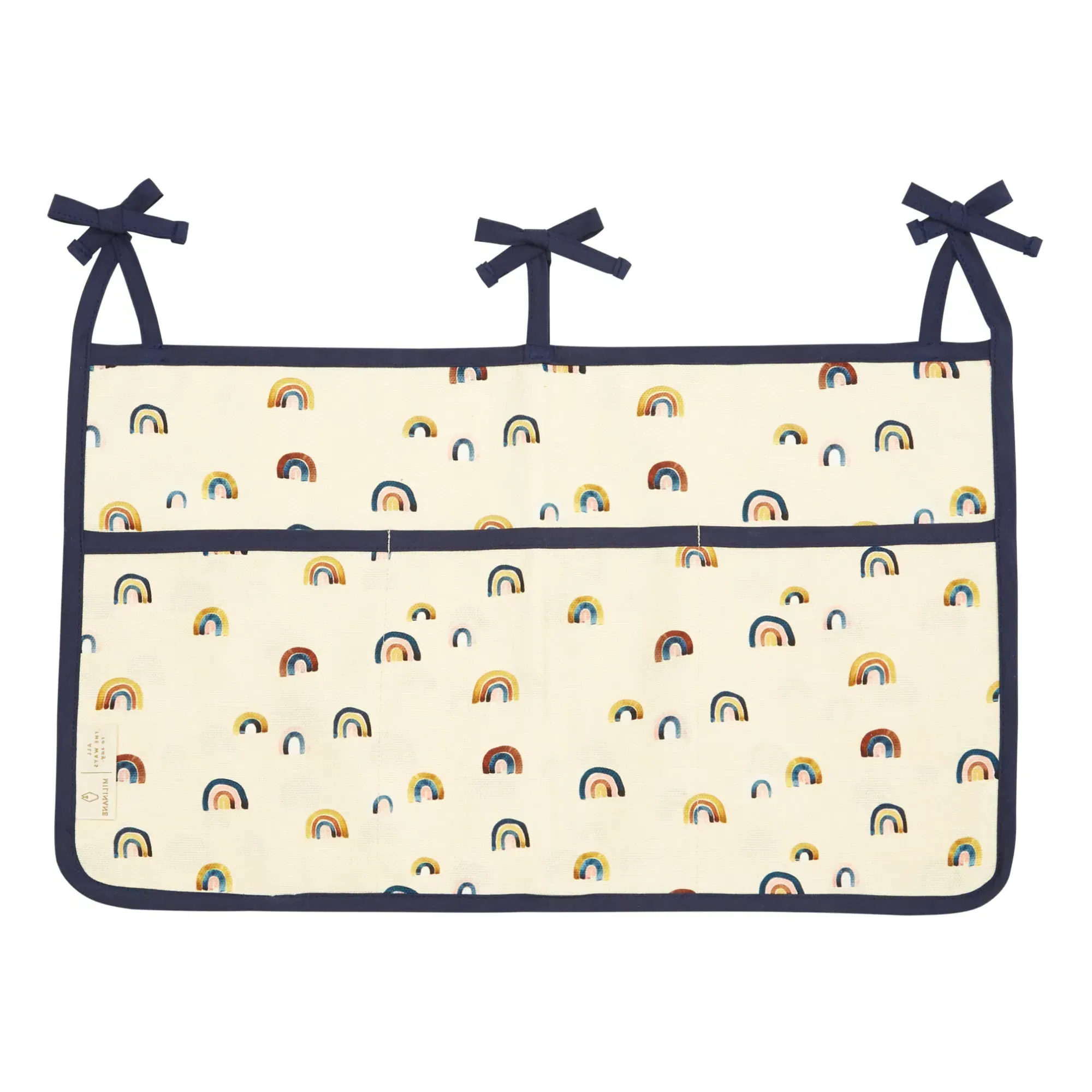 Billie Cot Storage Pouch with Three Pockets - Multicoloured, Cotton product