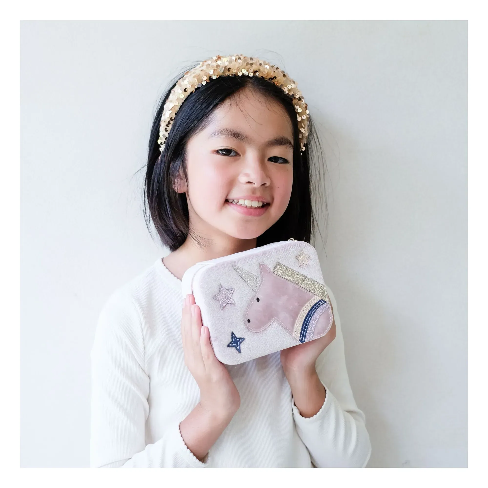 Mimi & Lula Unicorn Jewelry Box - Pink, Velvet alternate view