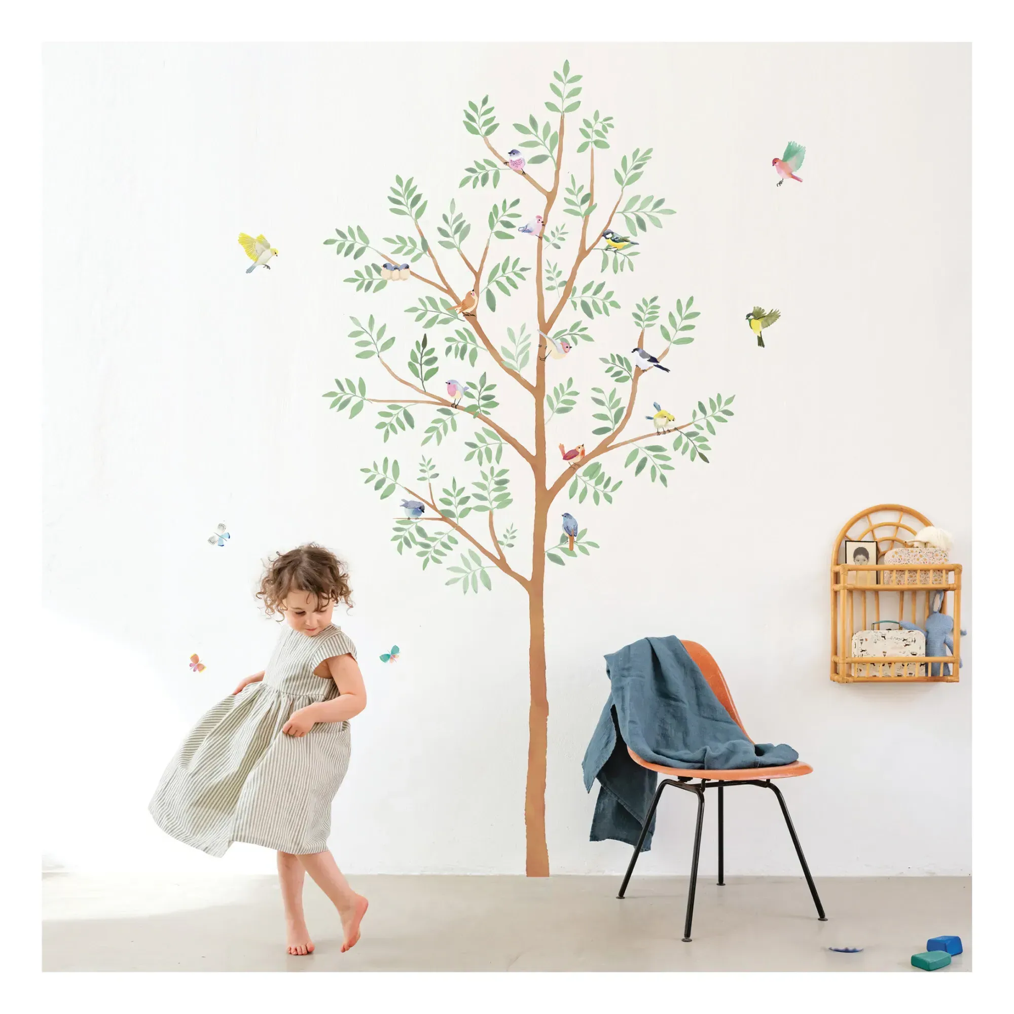 Giant Spring Tree Wall Sticker - Multicoloured, Vinyl alternate view