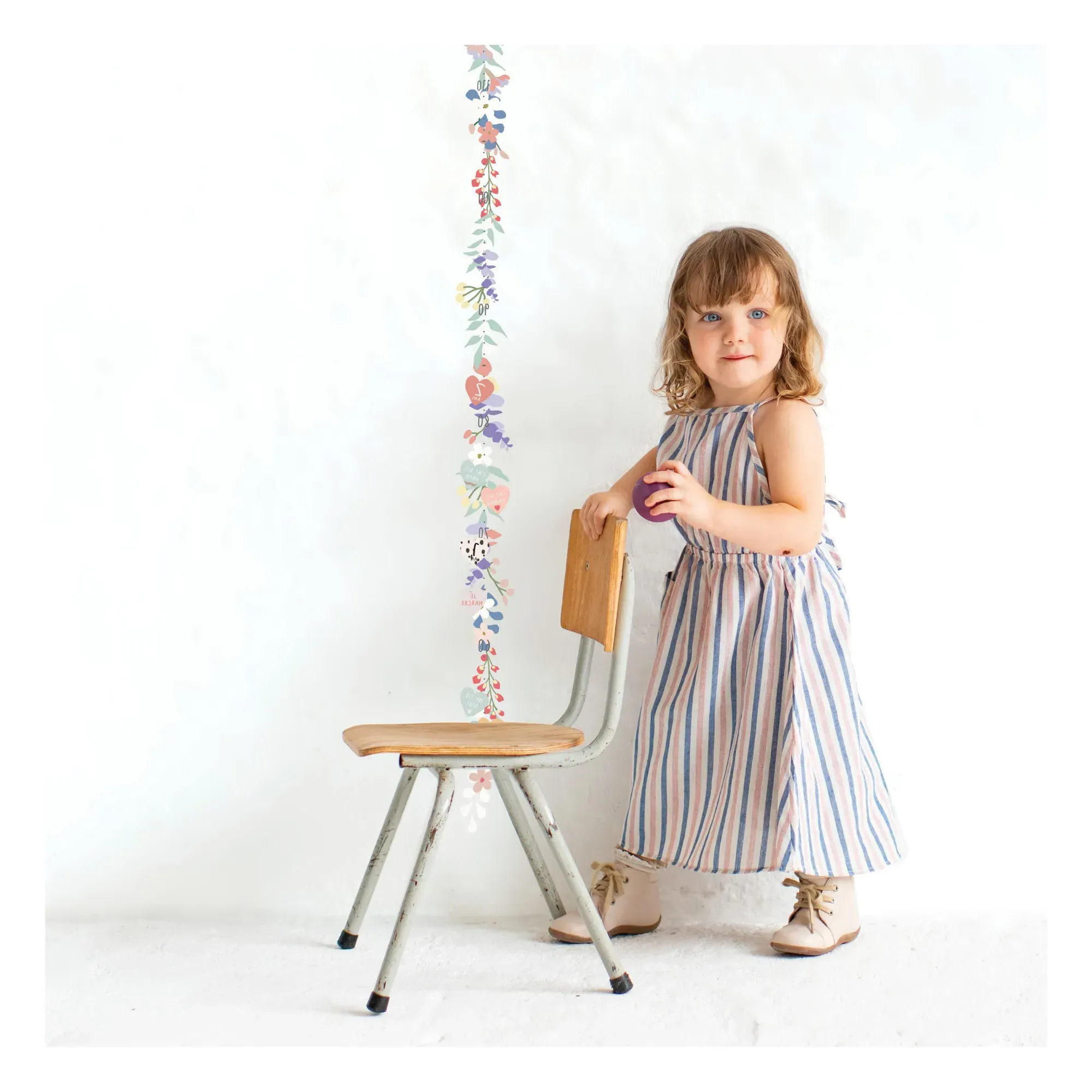 Liv Height Growth Chart - Multicoloured, Vinyl alternate view