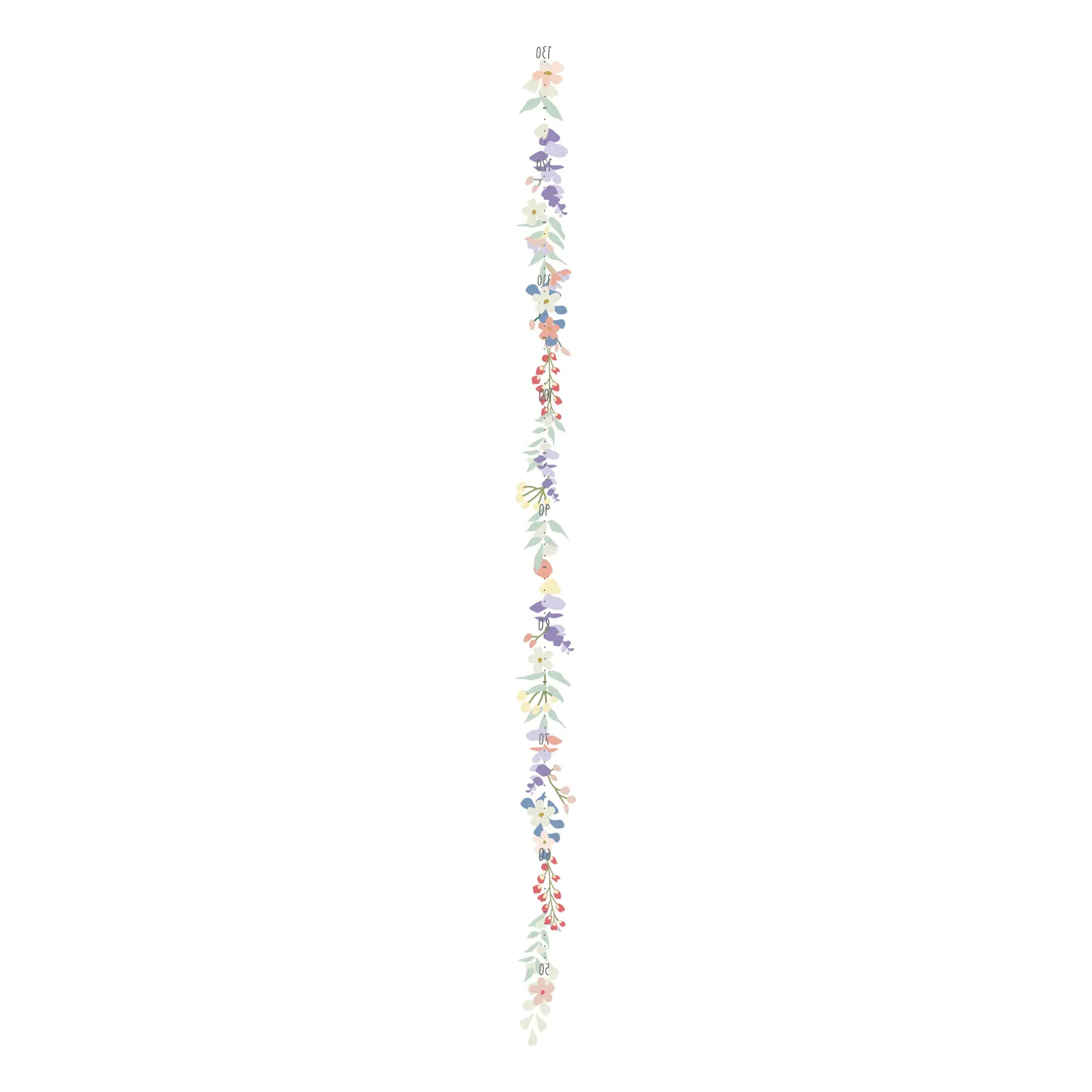 Liv Height Growth Chart - Multicoloured, Vinyl product