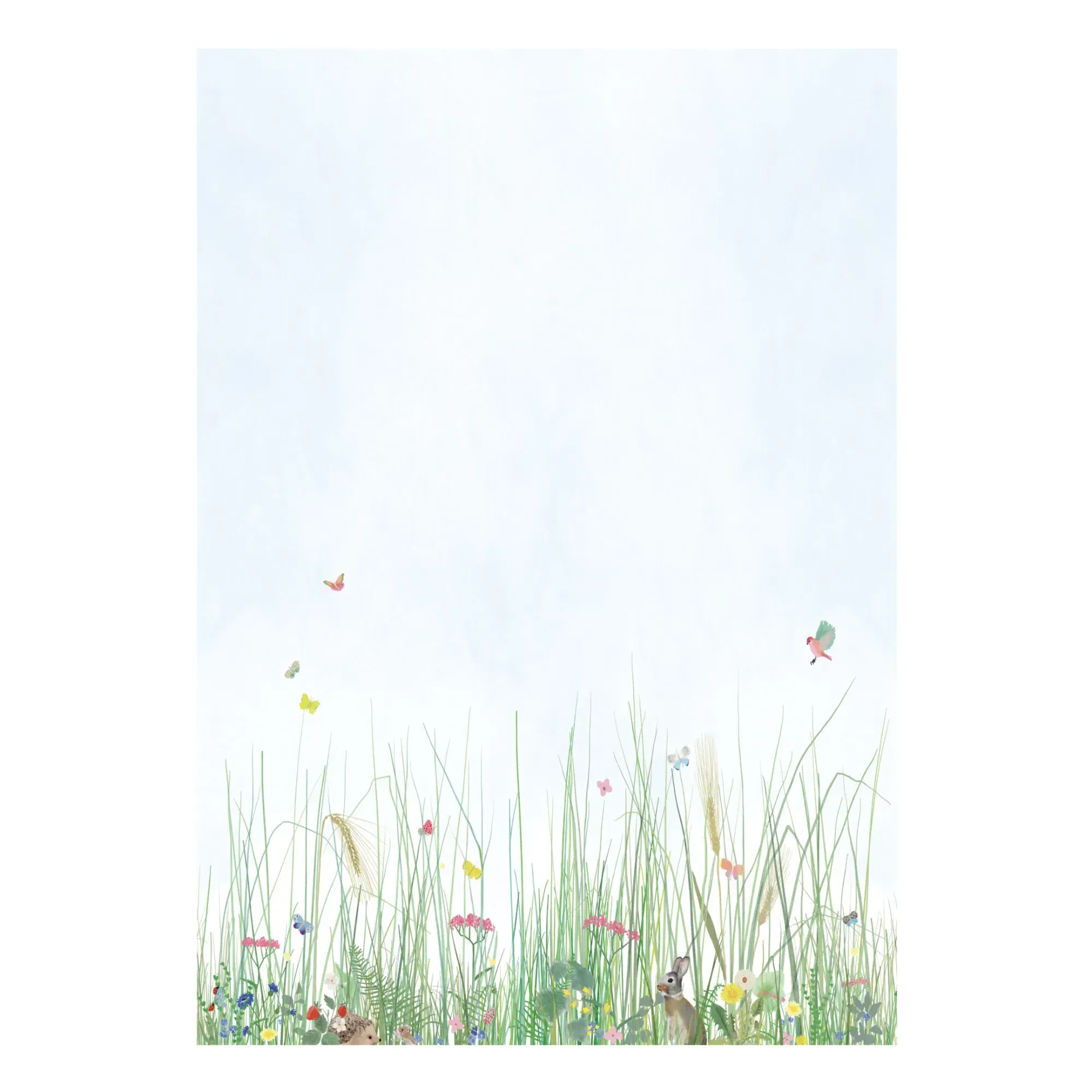 Mon Jardin Panorama Wallpaper - Multicoloured, Non-Woven product