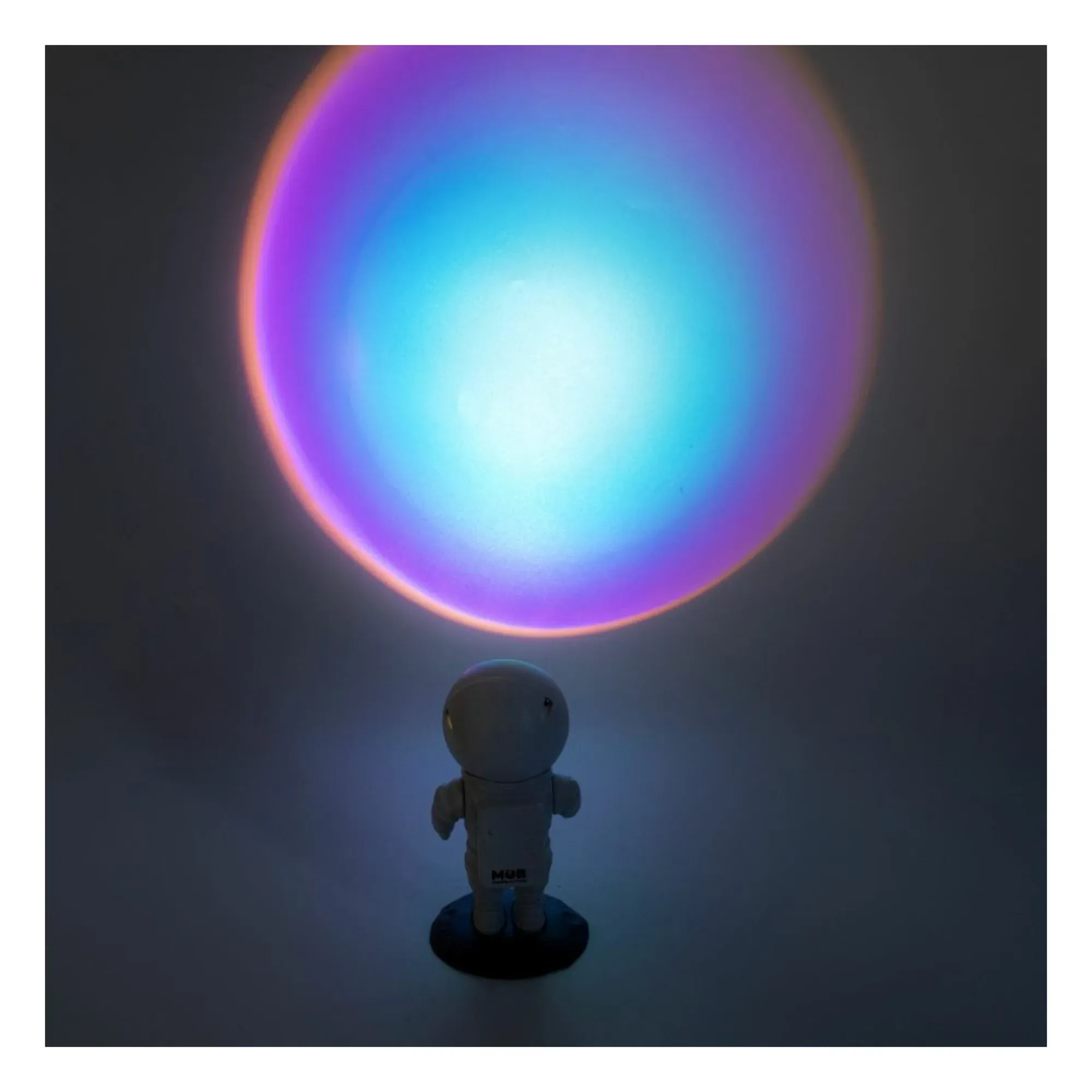 Astrolight Astronaut Rainbow Projector Night Light - Blue, ABS alternate view