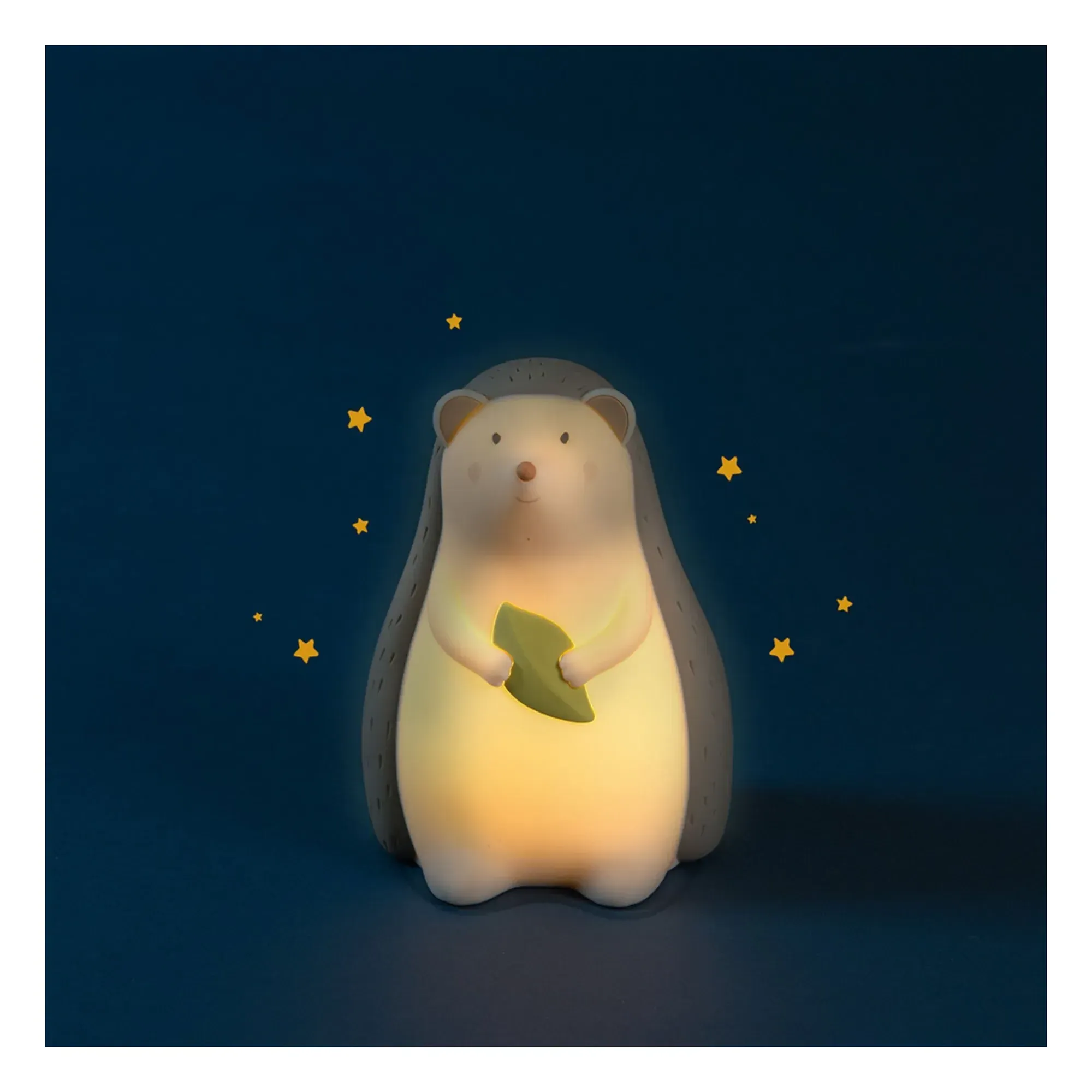 Moulin Roty Hedgehog Nightlight with Dimmer - Multicoloured, Silicone alternate view