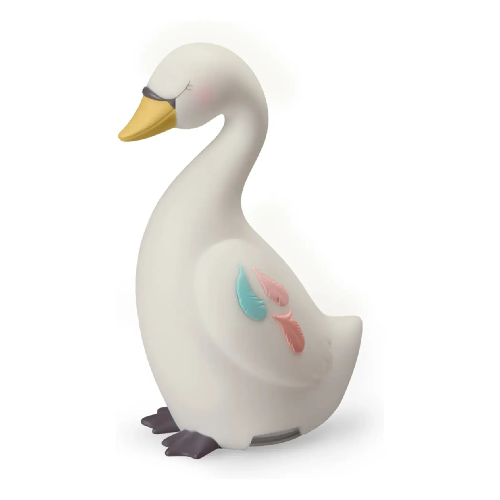 Moulin Roty Swan Nightlight - Multicoloured, Silicone product