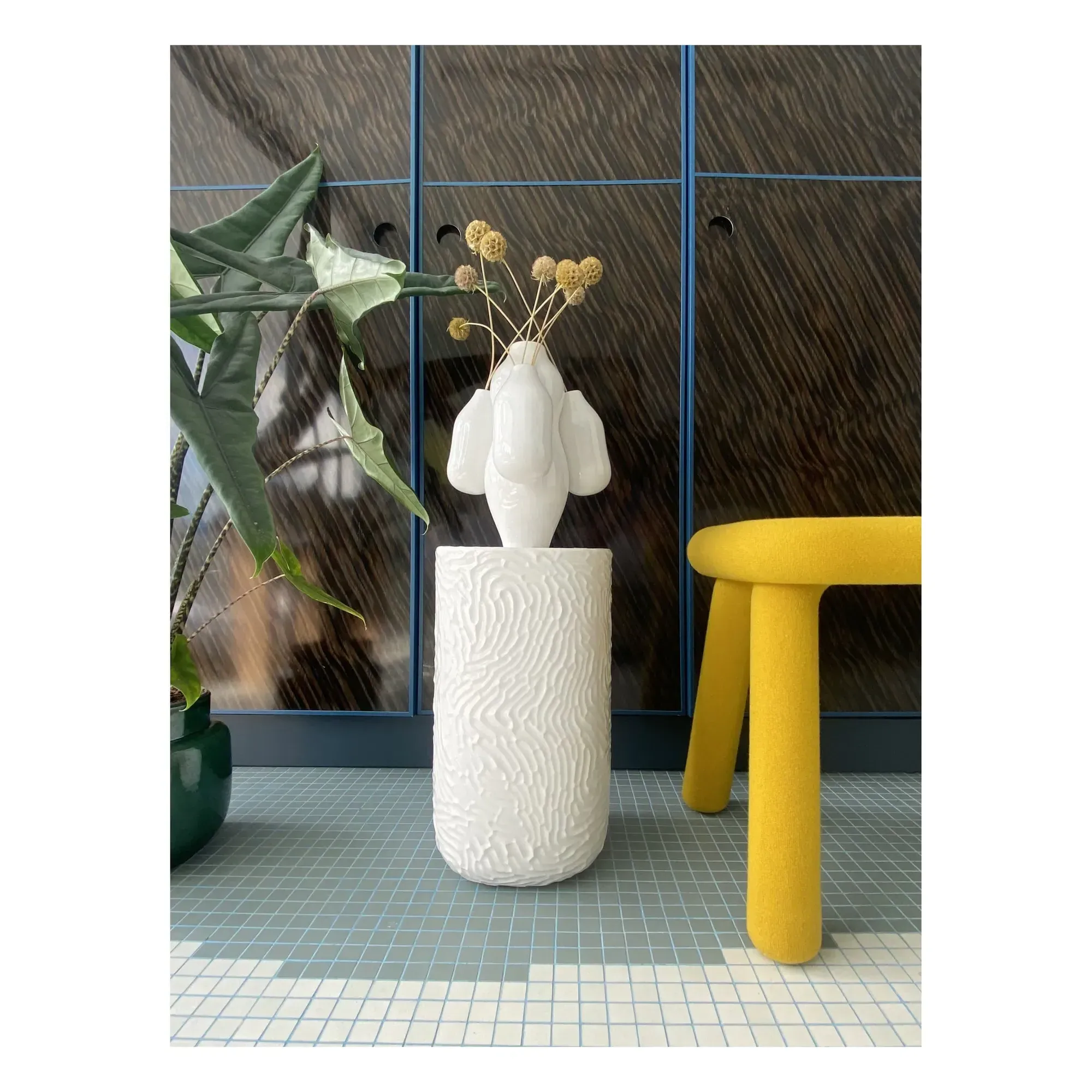 Allpa by Jean-Baptiste Fastrez Mini Vase Set - White, Ceramic alternate view