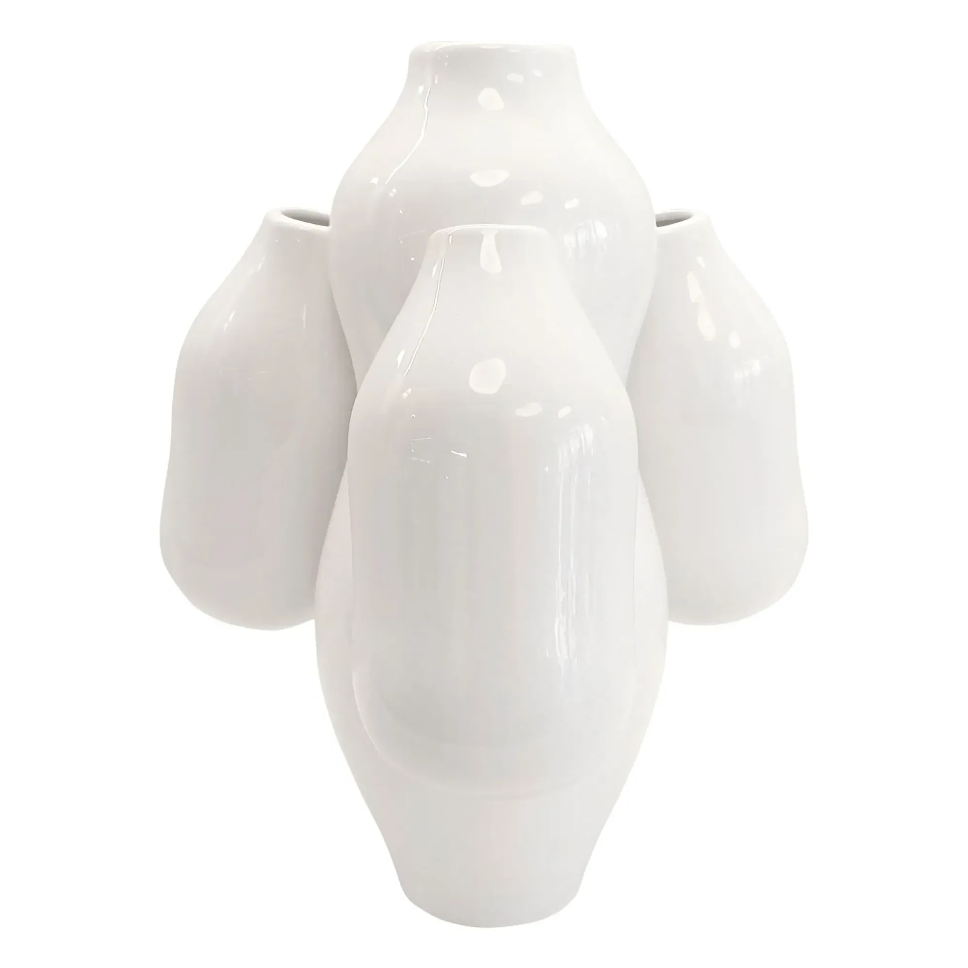 Allpa by Jean-Baptiste Fastrez Mini Vase Set - White, Ceramic product