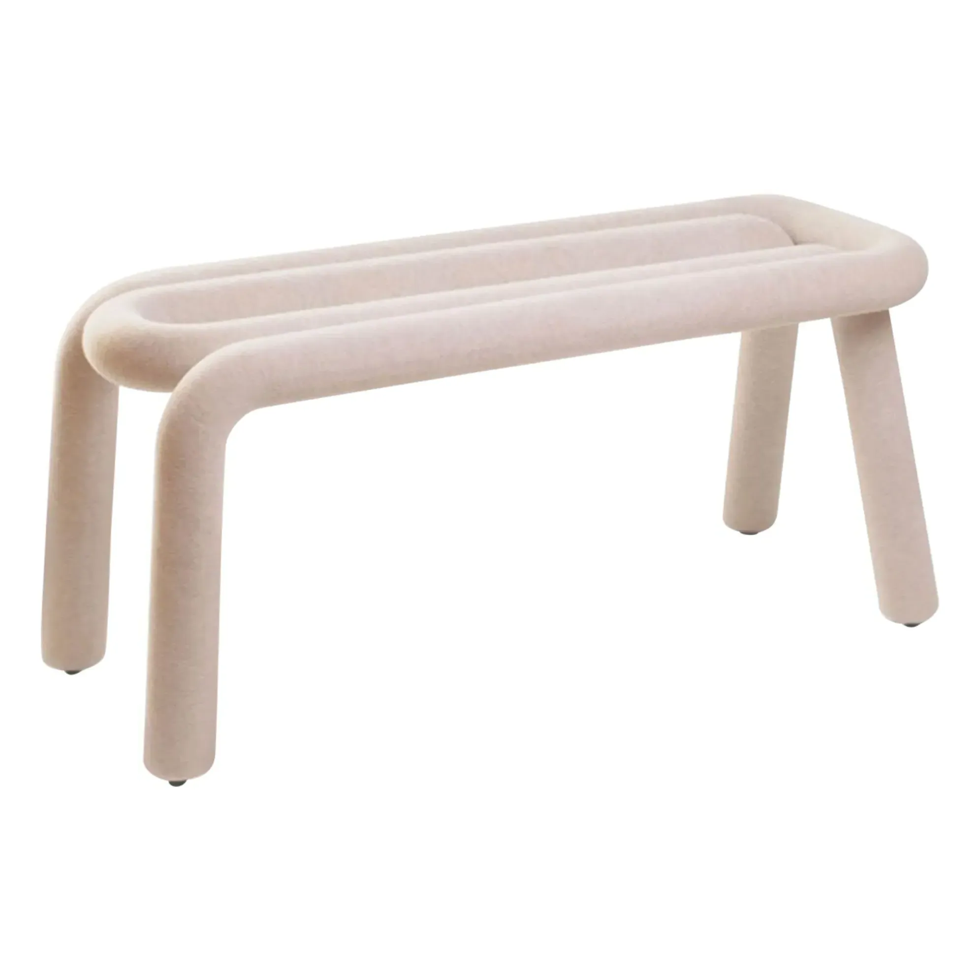 Big Game Bold 2-Seater Bench - Beige, Metal product