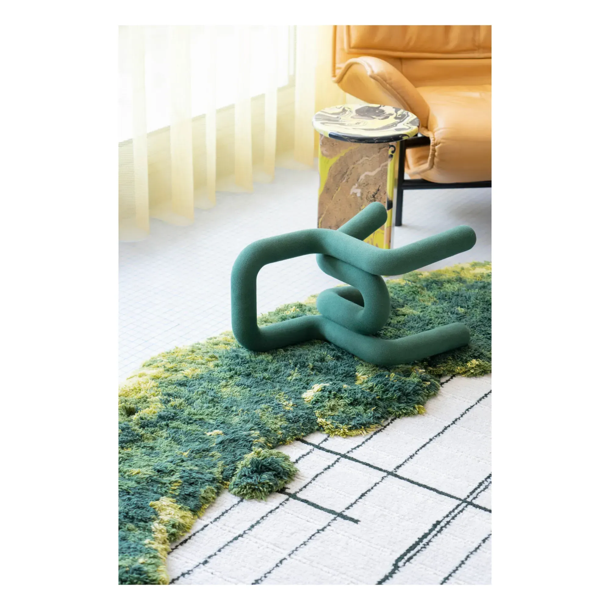Big Game Bold Mini Chair - Forest Green, Cotton alternate view