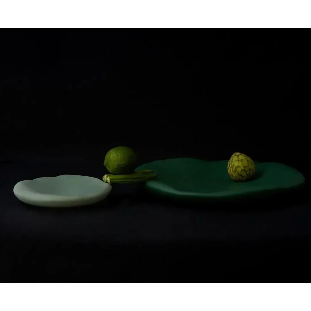 Canova by Constance Guisset Centrepiece - Green, Ceramic alternate view