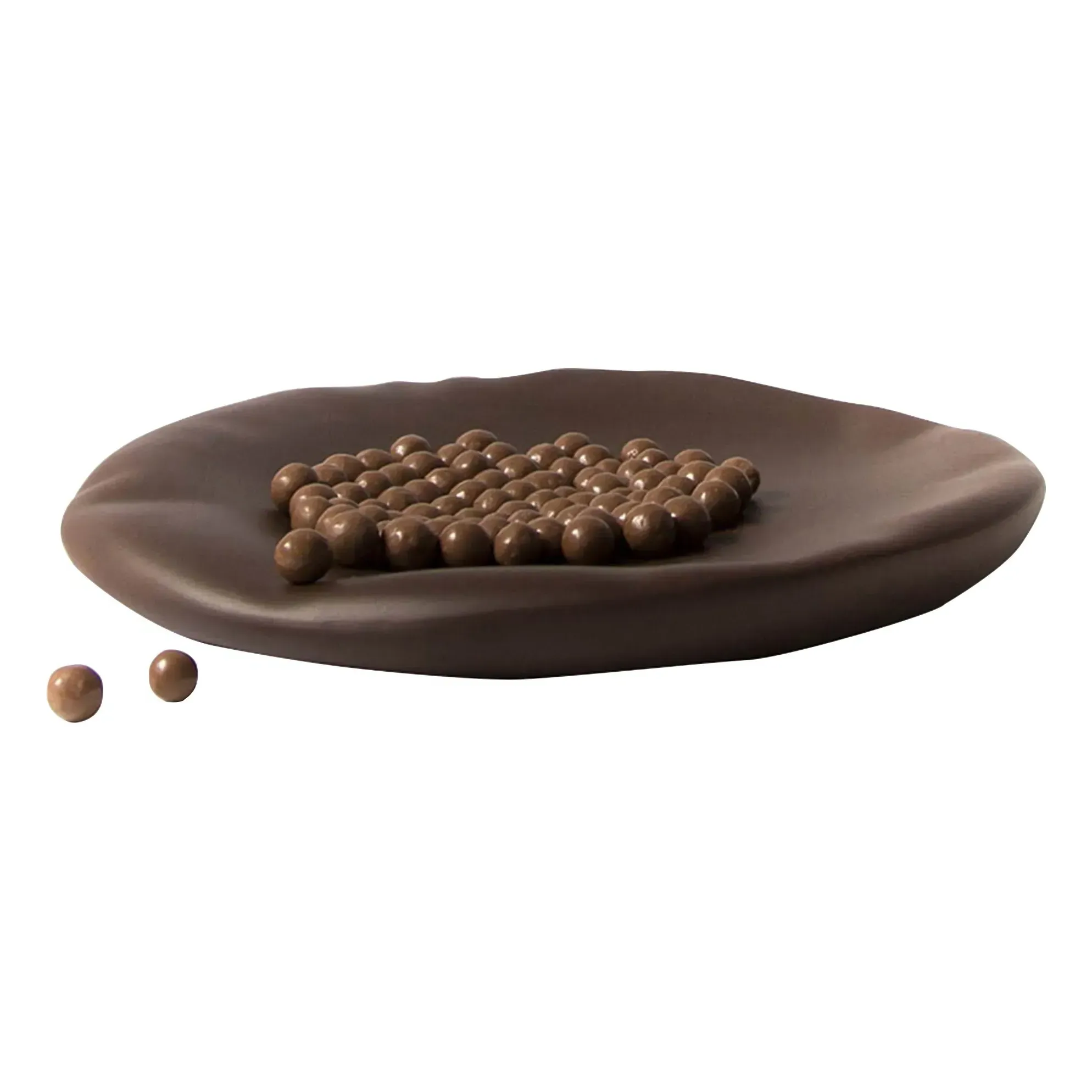 Canova by Constance Guisset Round Centrepiece - Chocolate, Ceramic product