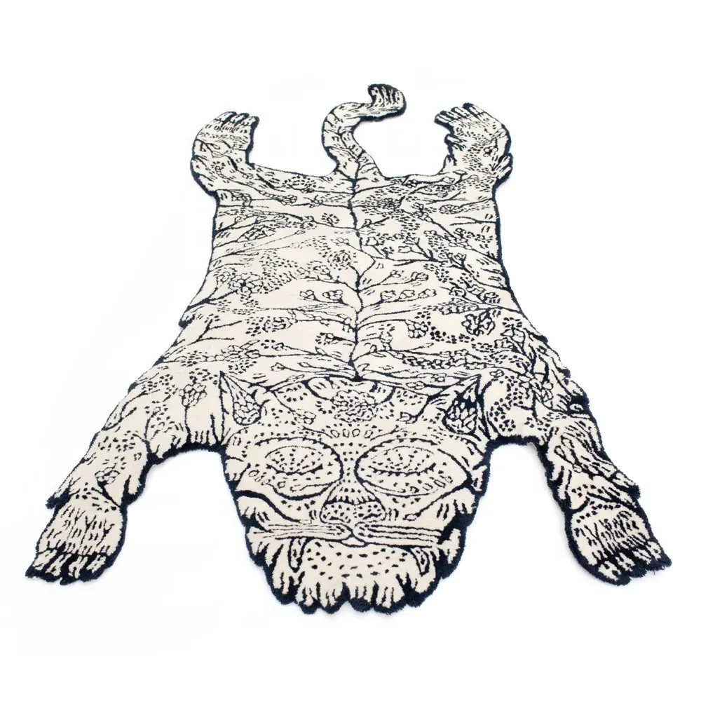 Dylan Martorell Tiger Rug - Blue, Wool product