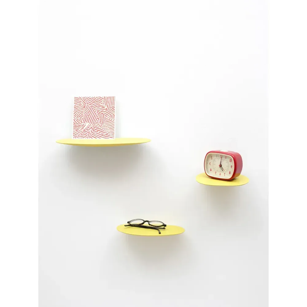 Isola by Studio Brichet Ziegler Wall Shelves - Yellow, Ceramic alternate view