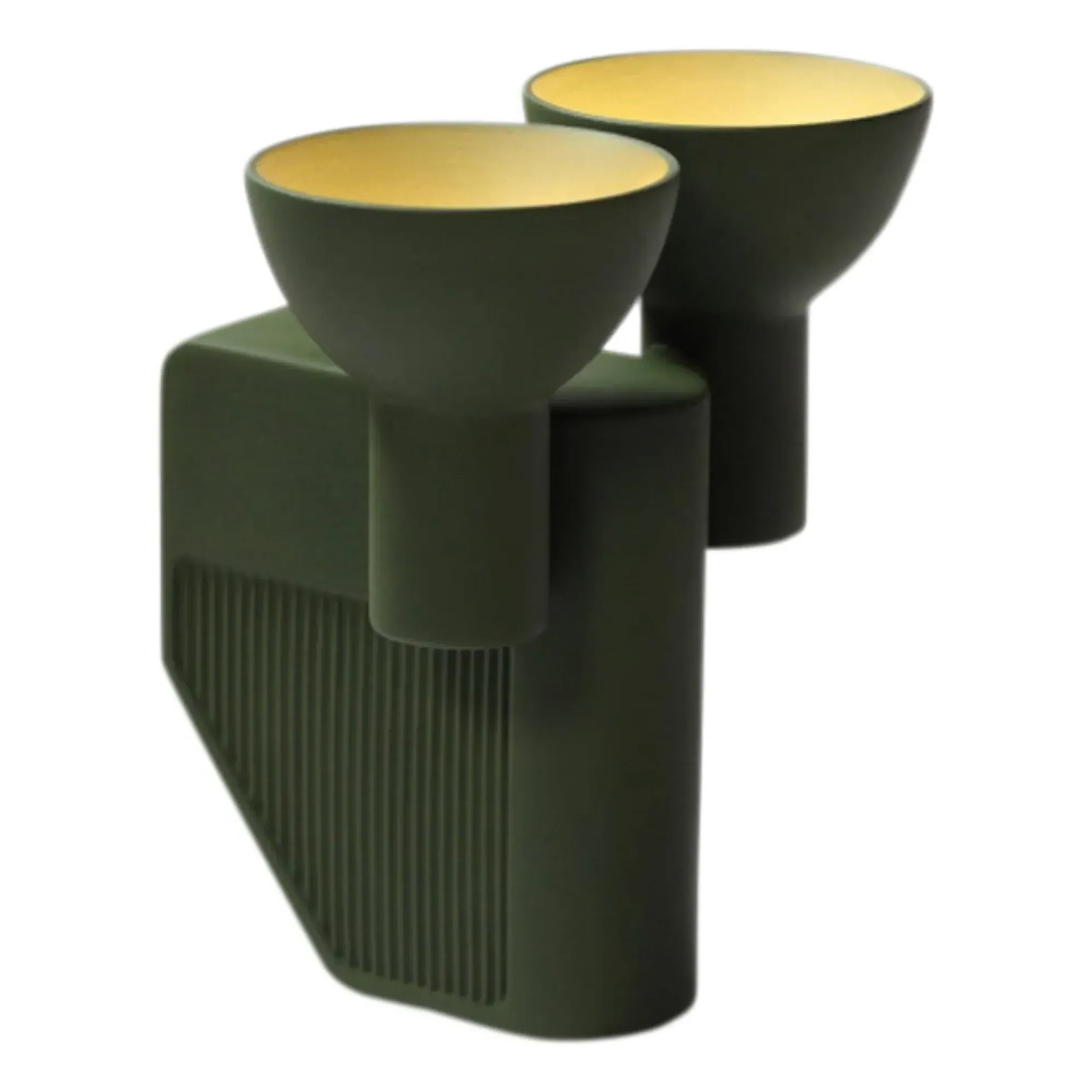 Olo Table Lamp by Jean-Baptiste Fastrez - Khaki, Ceramic alternate view