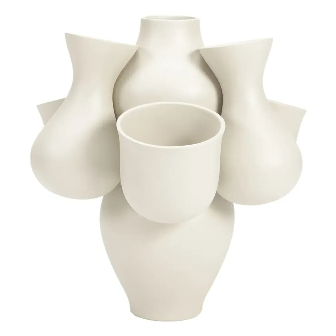 Qucha by Jean-Baptiste Fastrez Ceramic Vase - Cream product