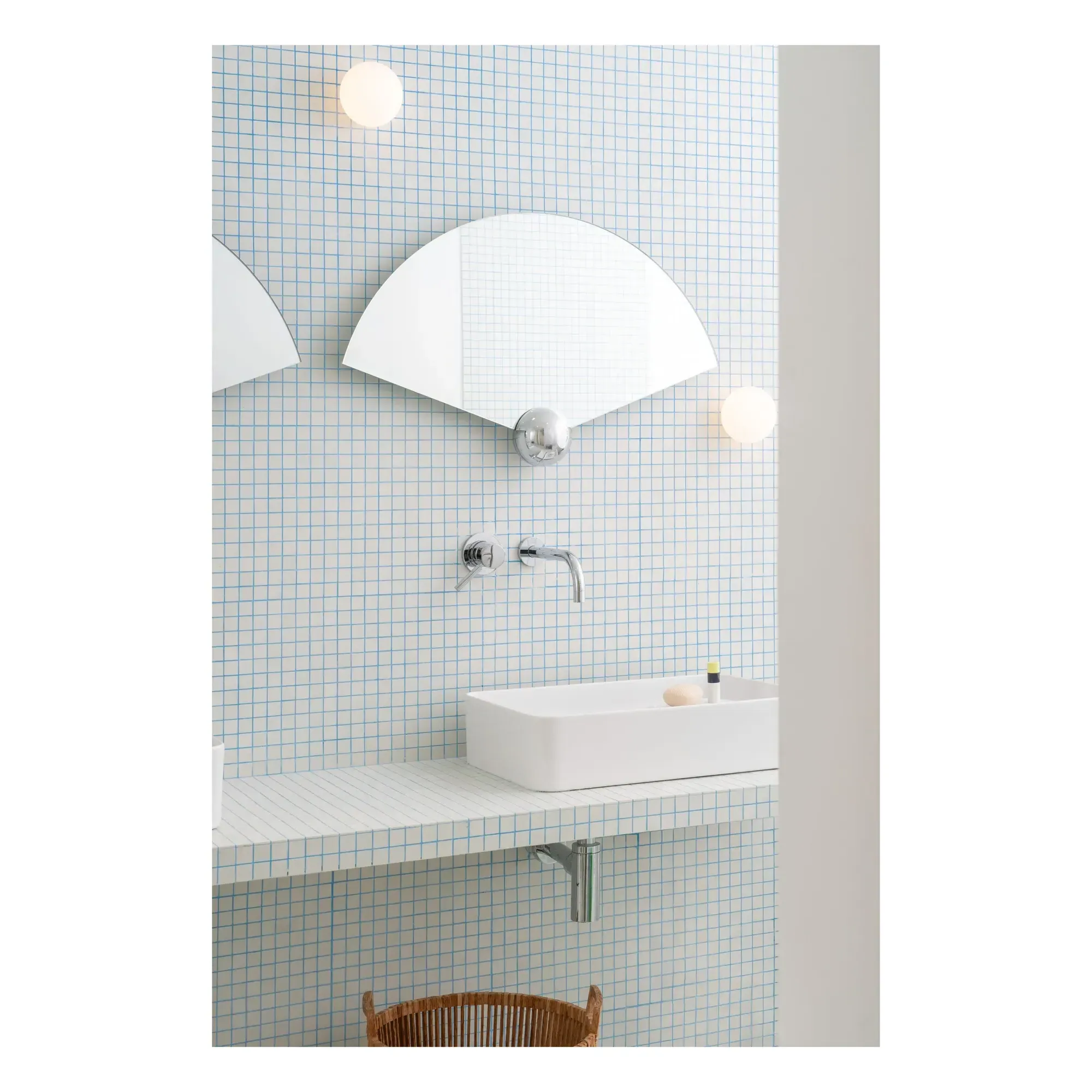 Sphera Fan Jean-Baptiste Fastrez Wall Mirror - Zamac alternate view