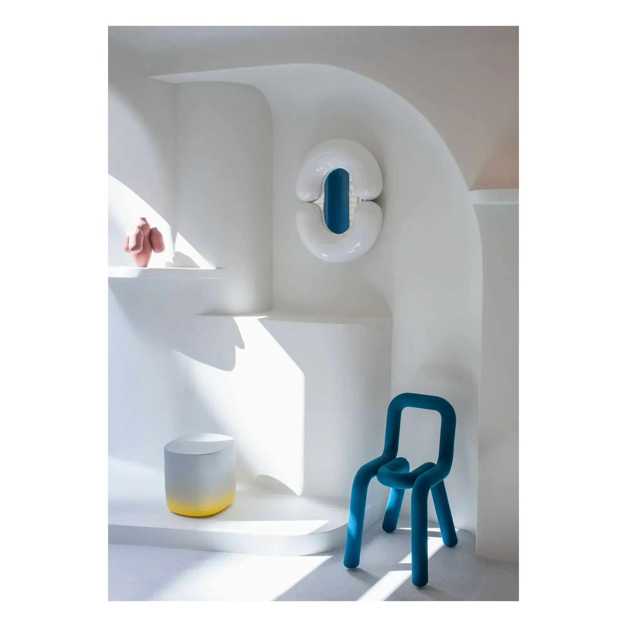 Zodiac Jean-Baptiste Fastrez Wall Mirror - White, Ceramic alternate view