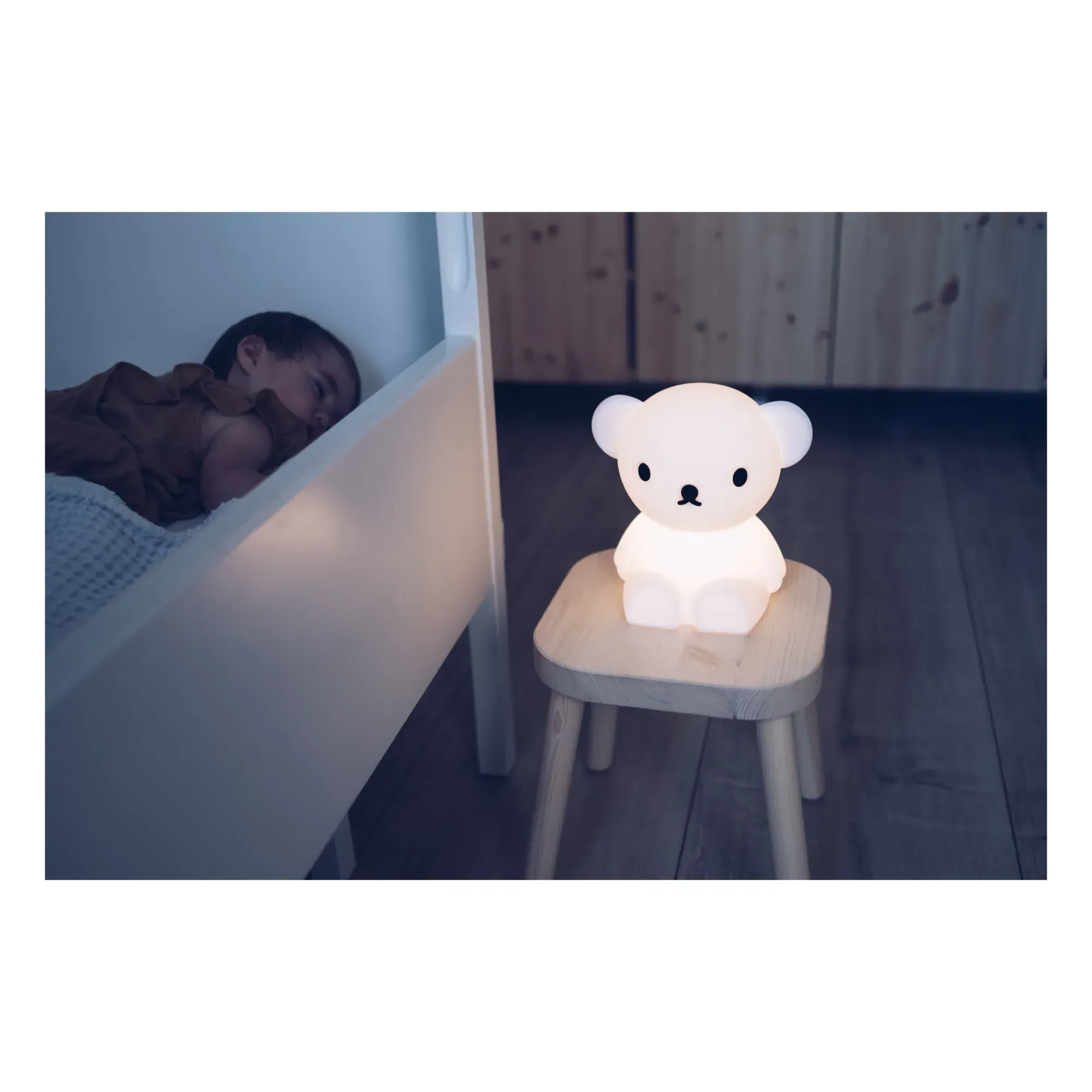 Boris Soft Silicone Night Light - White alternate view